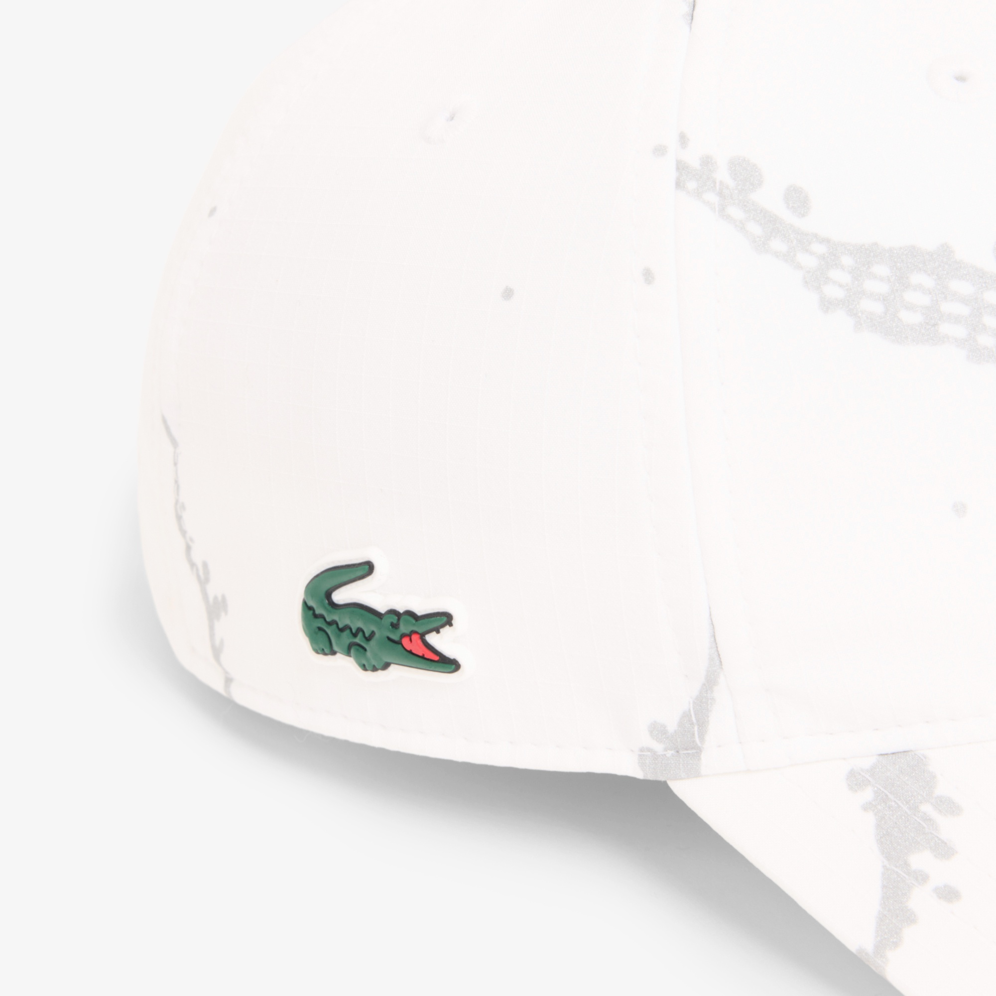 リフレクティブワニ柄テニスキャップ RK6839 - ラコステ（LACOSTE