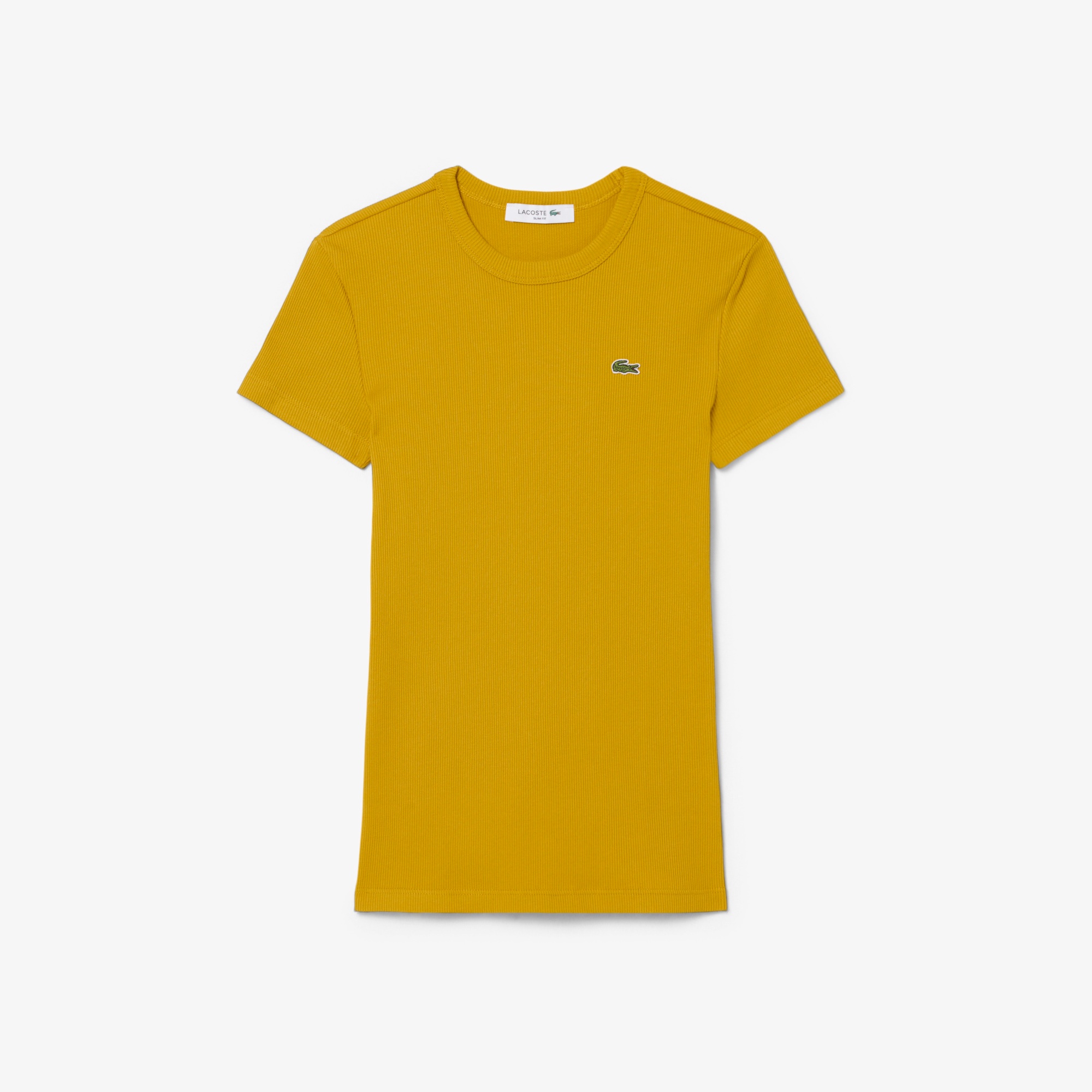 タイトフィットリブニットTシャツ