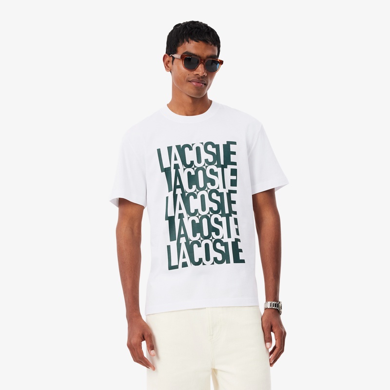 リピートロゴプリントコットンTシャツ TH0644 - ラコステ（LACOSTE