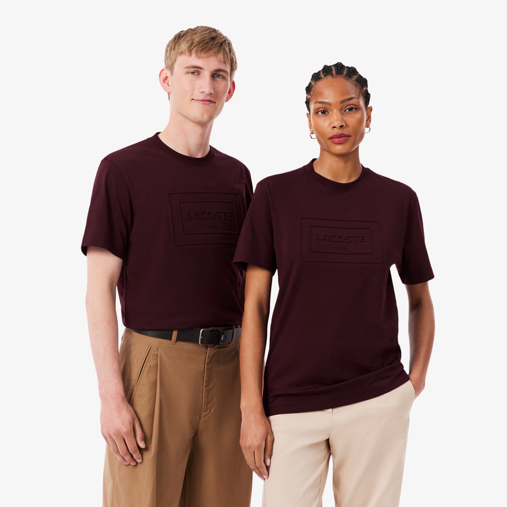エンボスパリロゴ クルーネックTシャツ