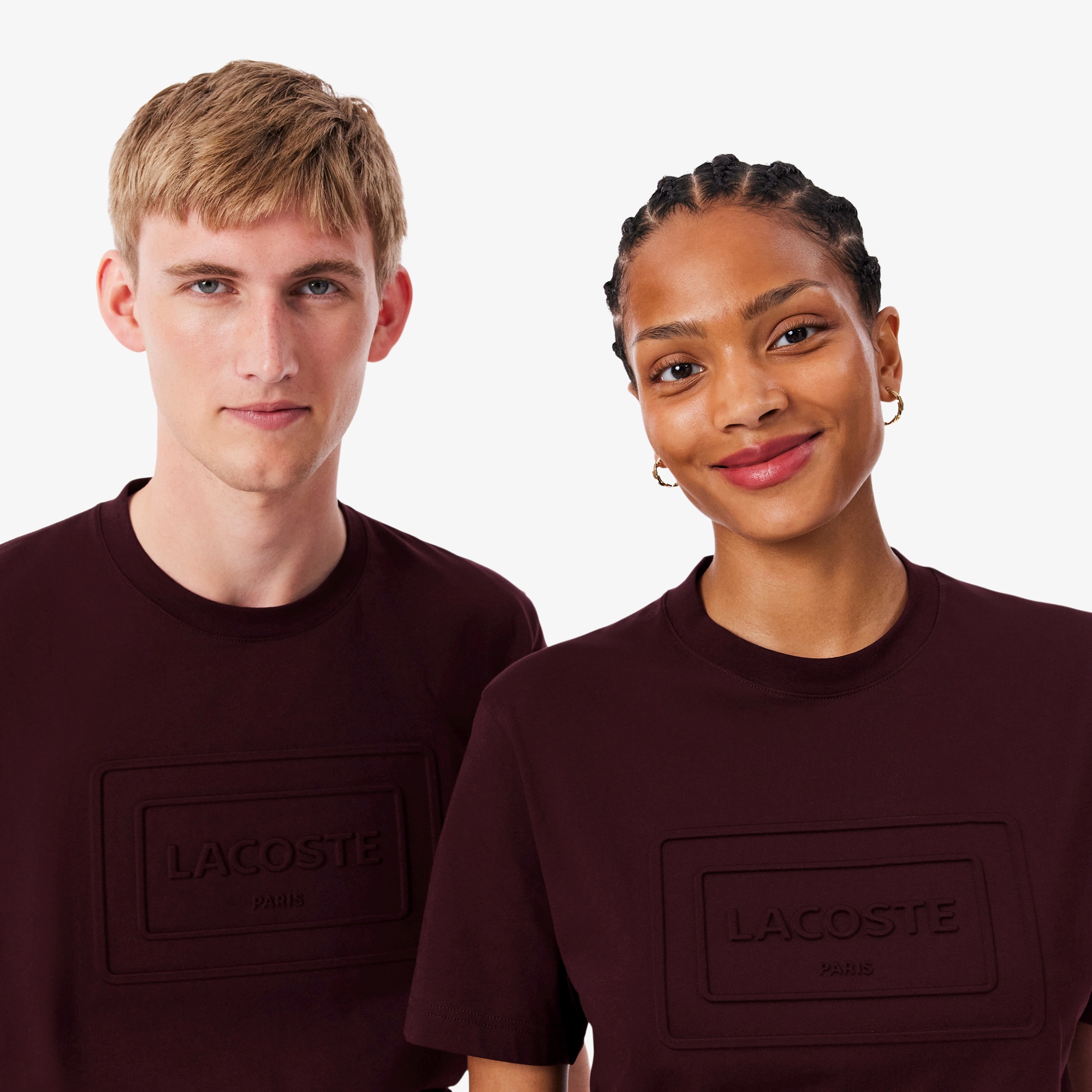 エンボスパリロゴ クルーネックTシャツ