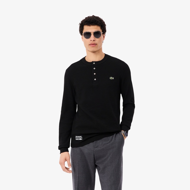 ヘンリーネックワッフルTシャツ TH1300 - ラコステ（LACOSTE）公式