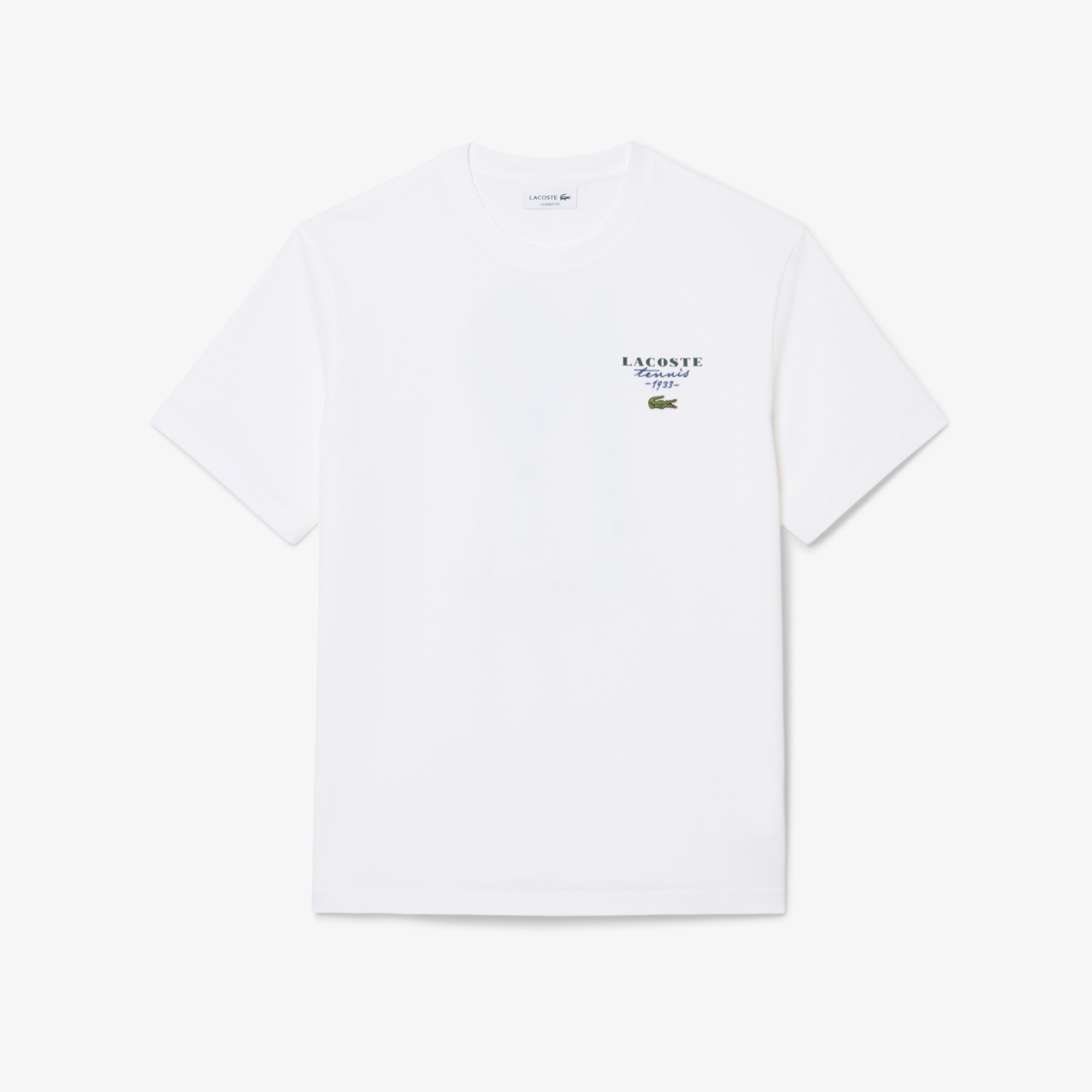 テニスグラフィックプリントTシャツ