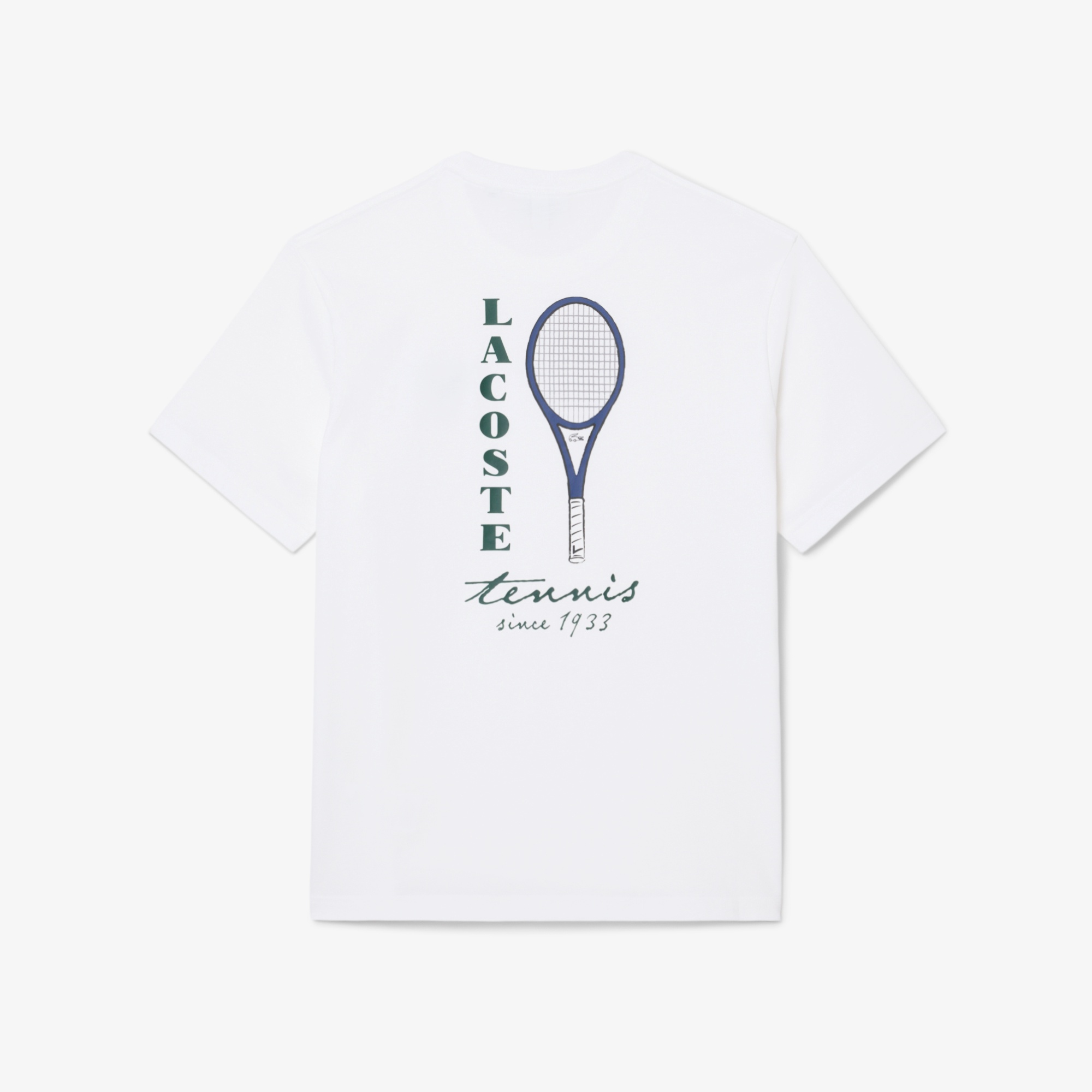 テニスグラフィックプリントTシャツ