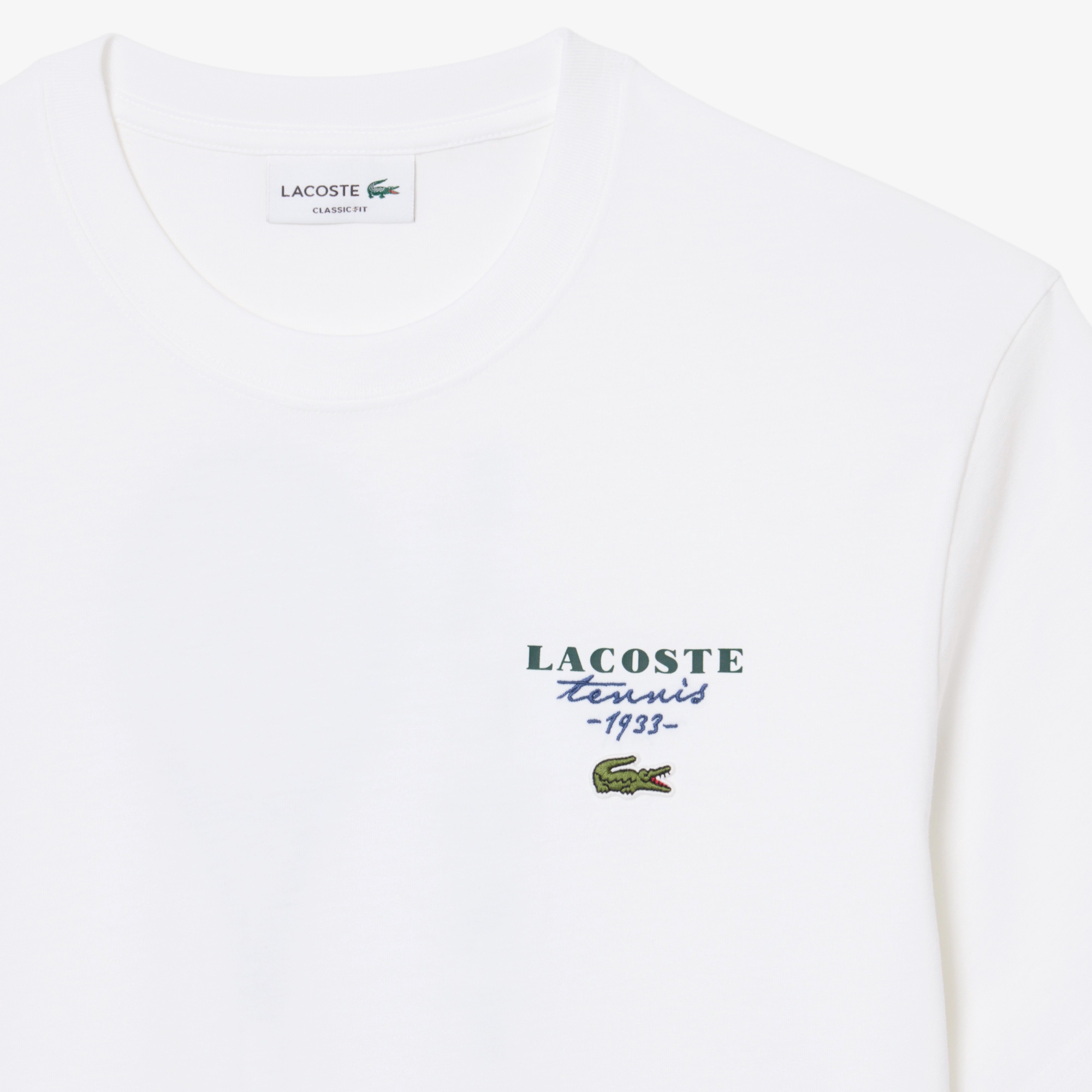 テニスグラフィックプリントTシャツ