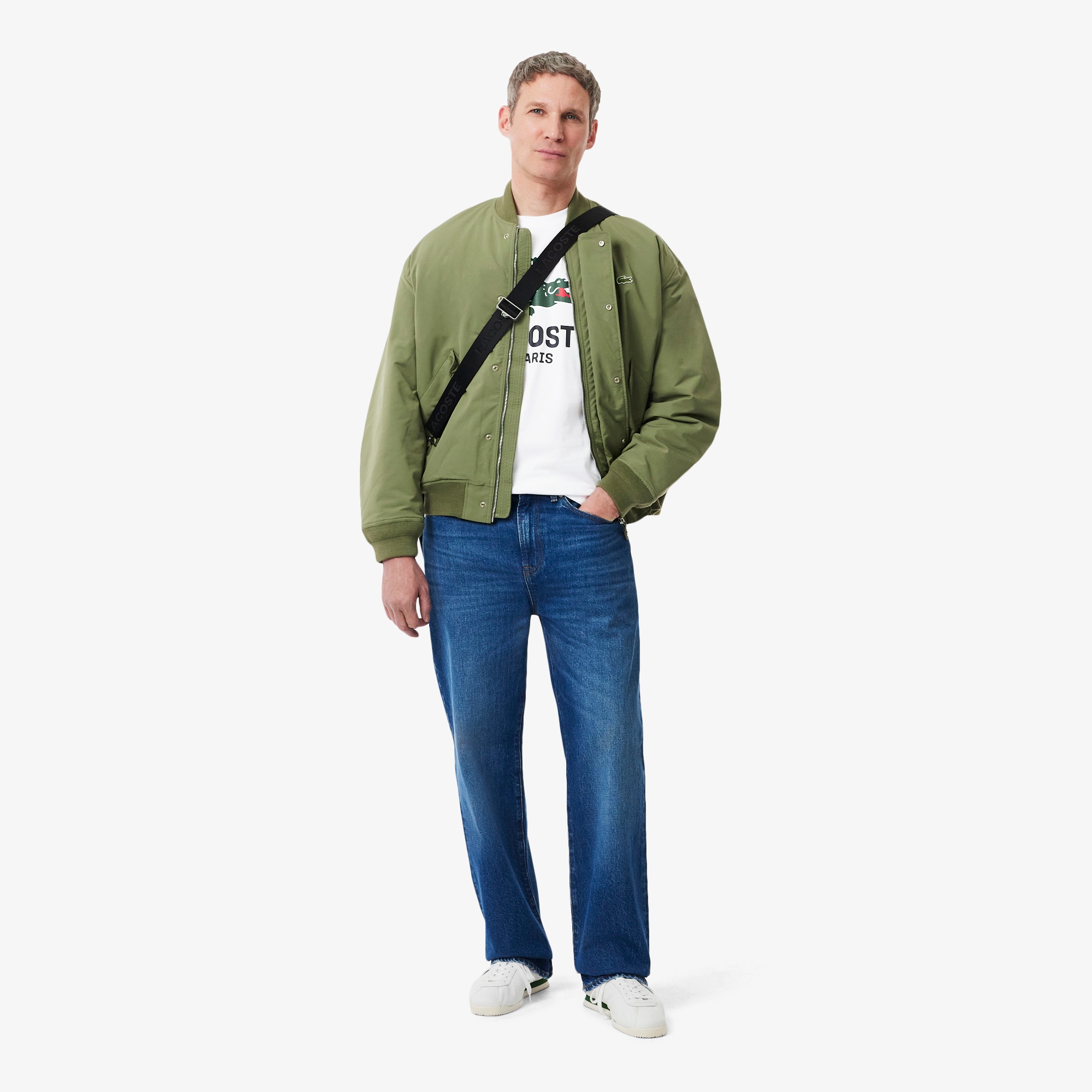 ビッグワニロゴプリントTシャツ