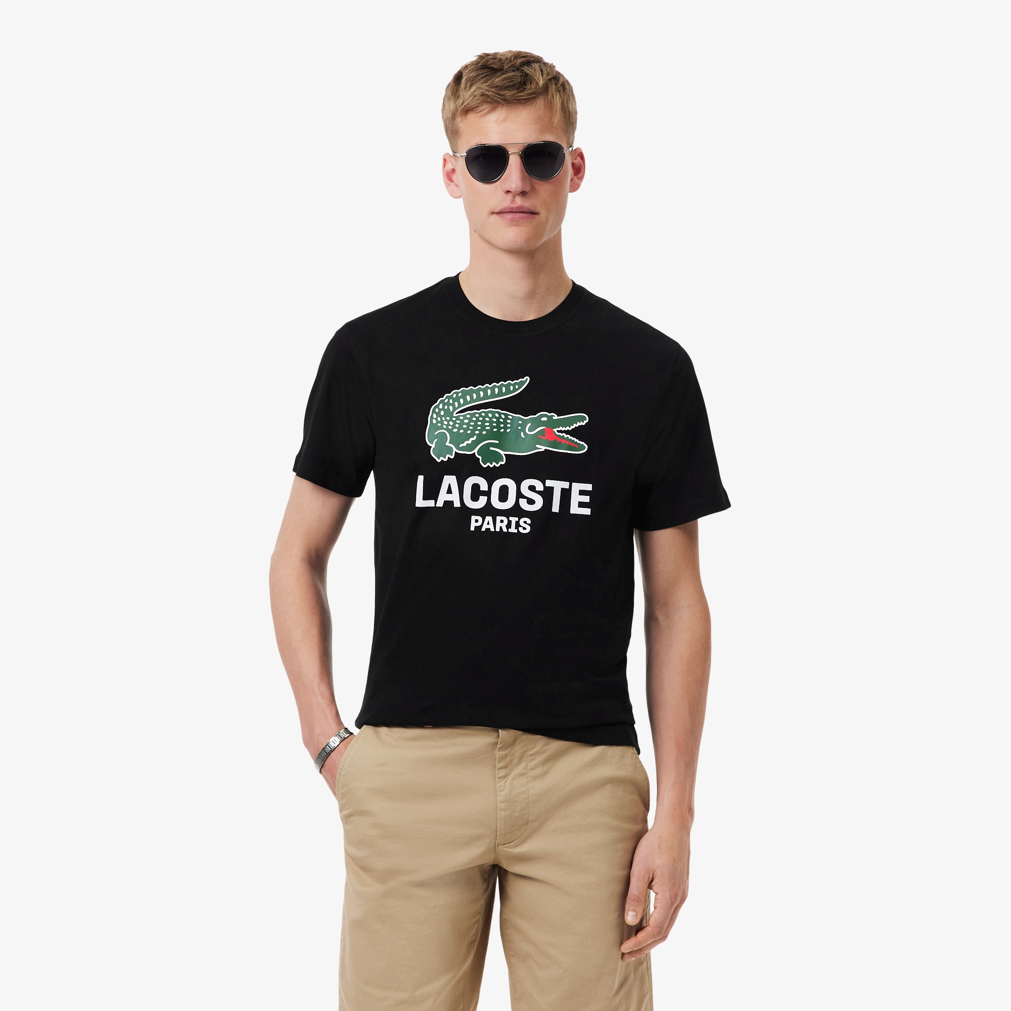 ビッグワニロゴプリントTシャツ