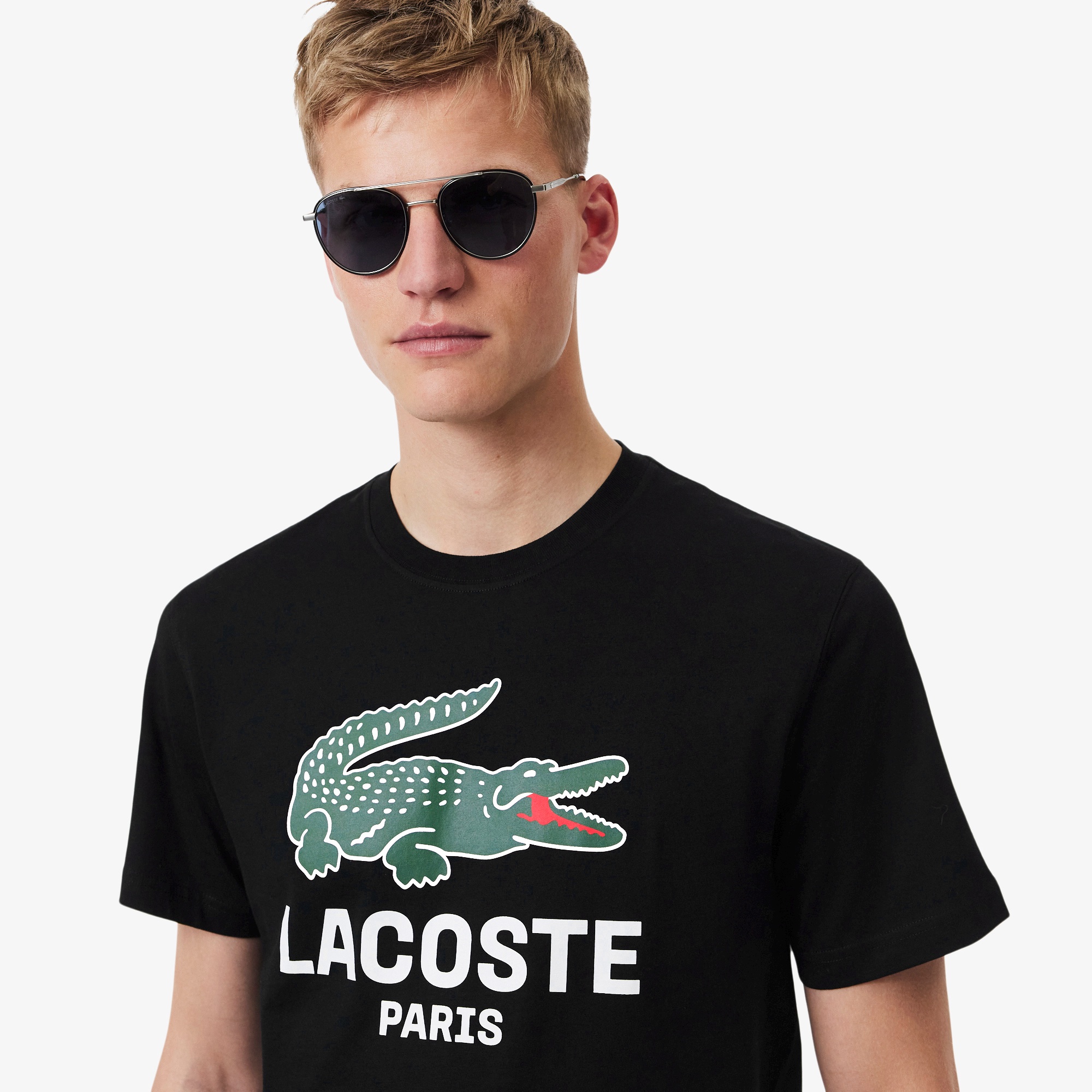 ビッグワニロゴプリントTシャツ
