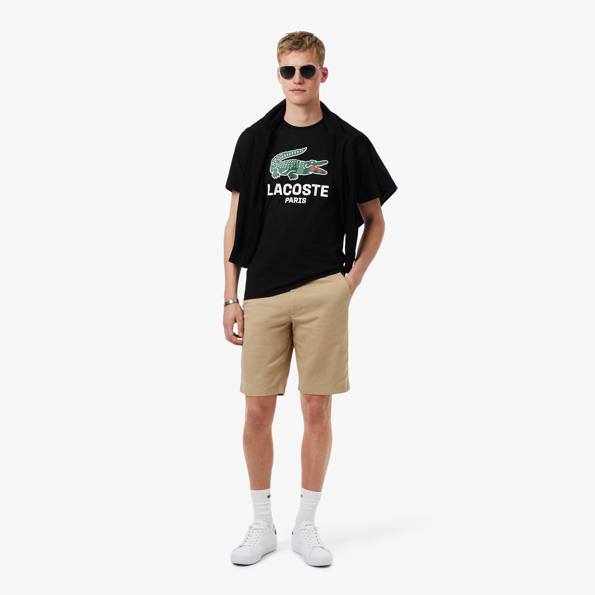 ビッグワニロゴプリントTシャツ