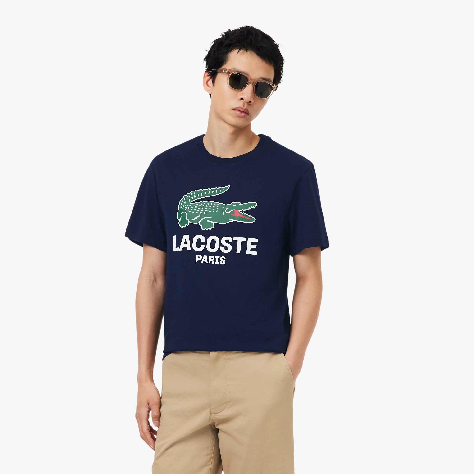 ビッグワニロゴプリントTシャツ