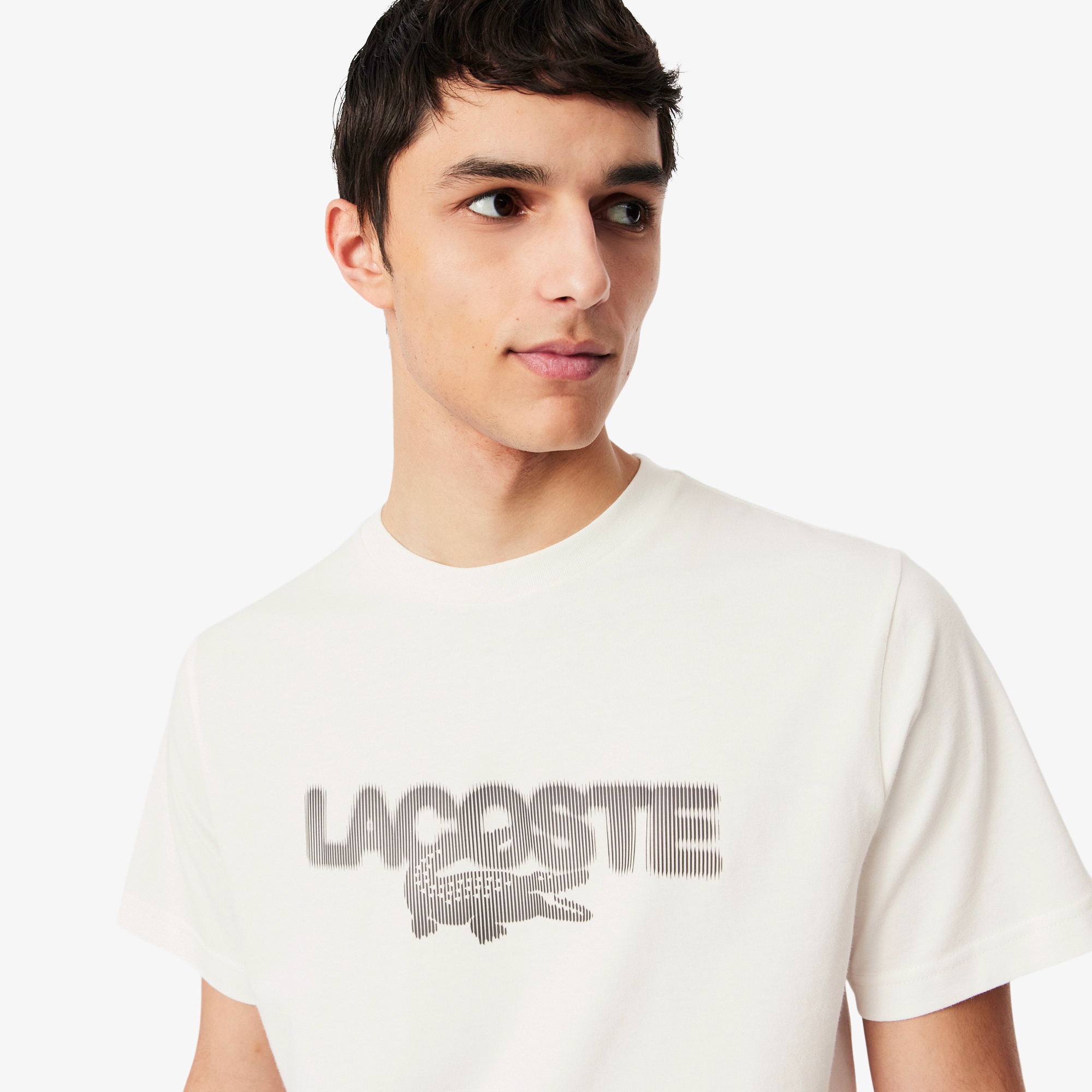 グラフィックプリントコットンTシャツ