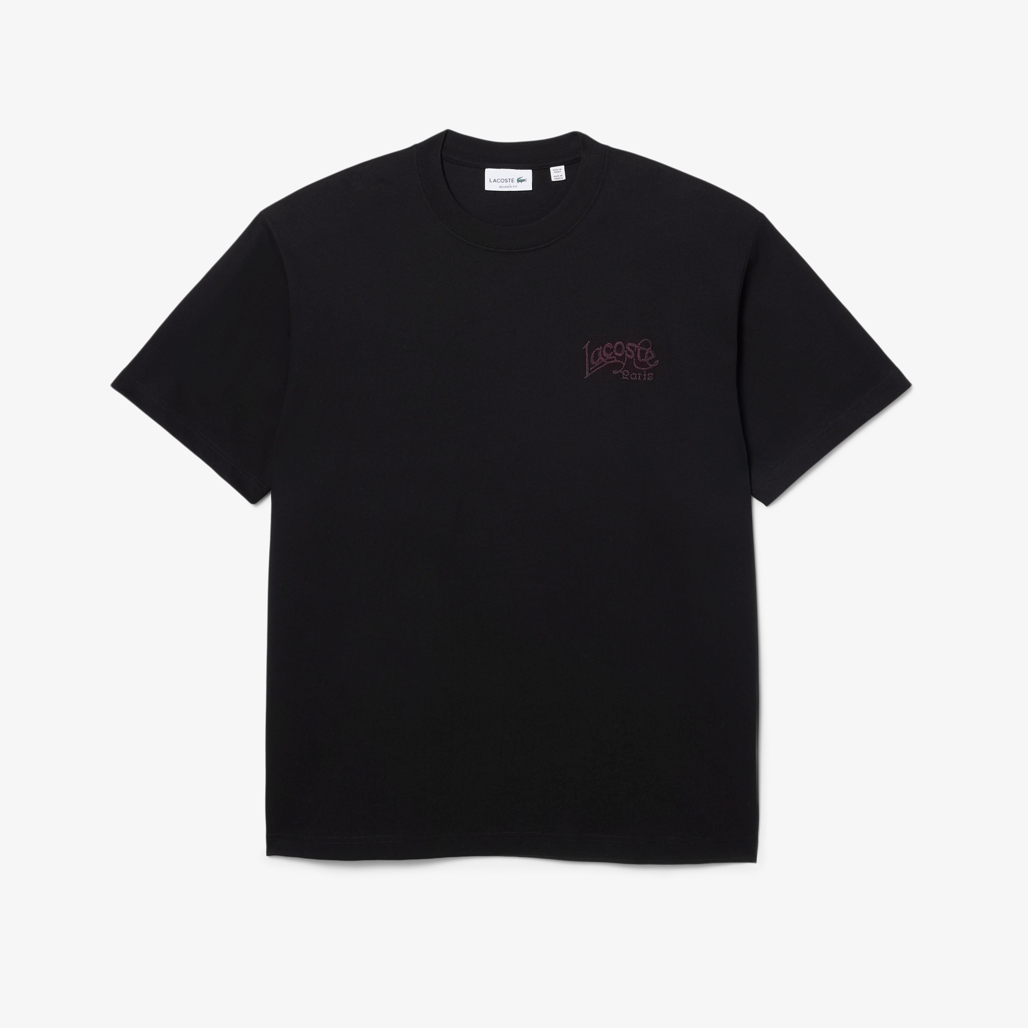 LACOSTE PARISロゴステッチTシャツ