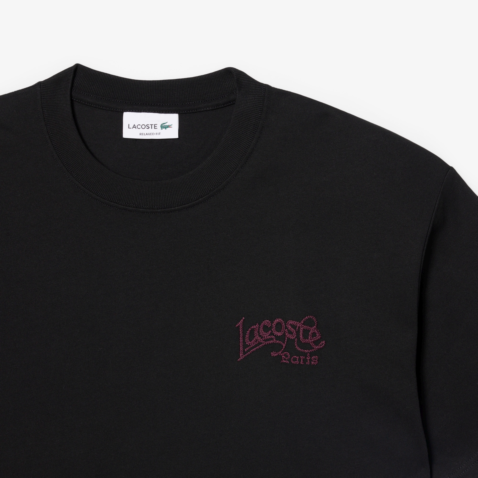 LACOSTE PARISロゴステッチTシャツ