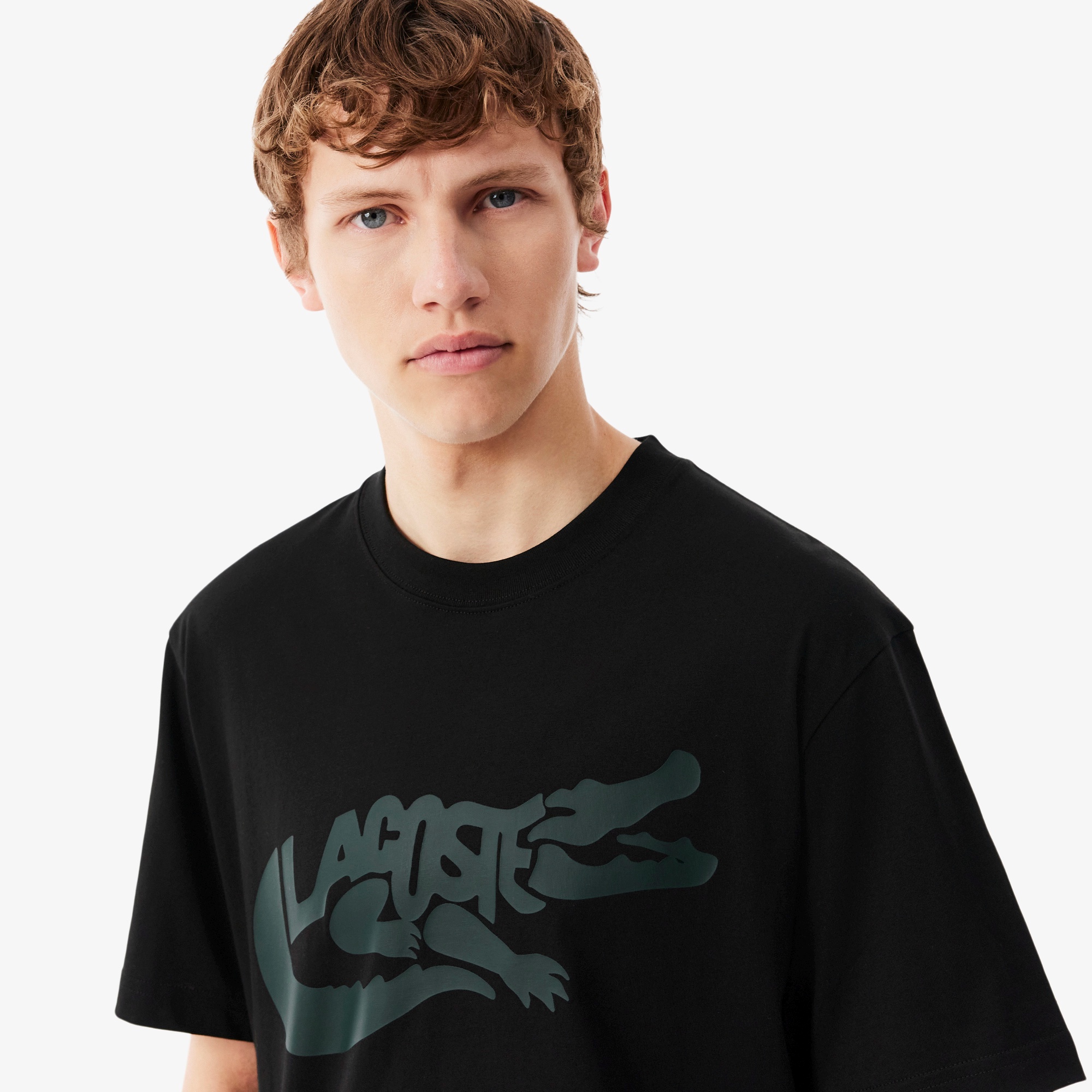 ビッグワニグラフィックプリントTシャツ