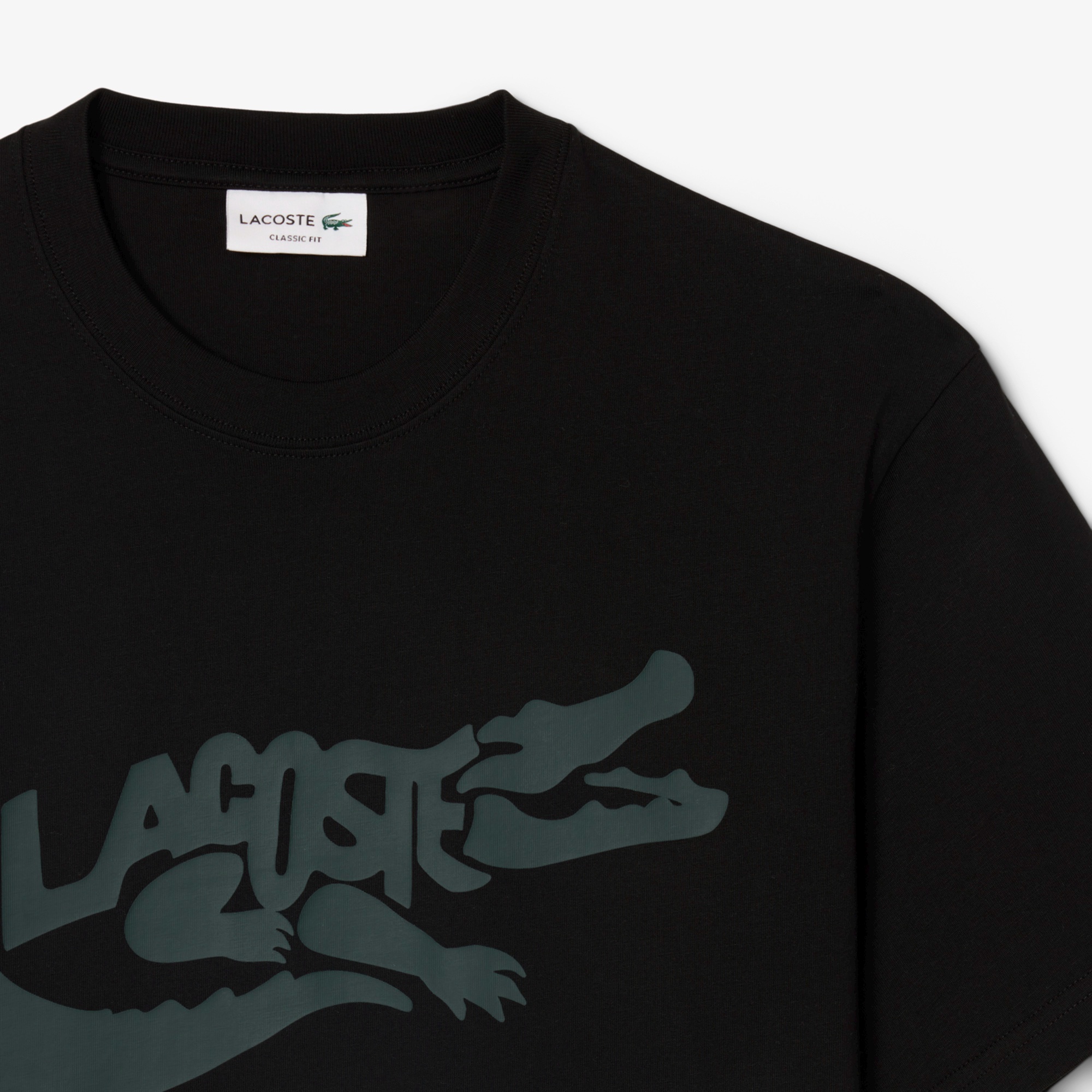ビッグワニグラフィックプリントTシャツ