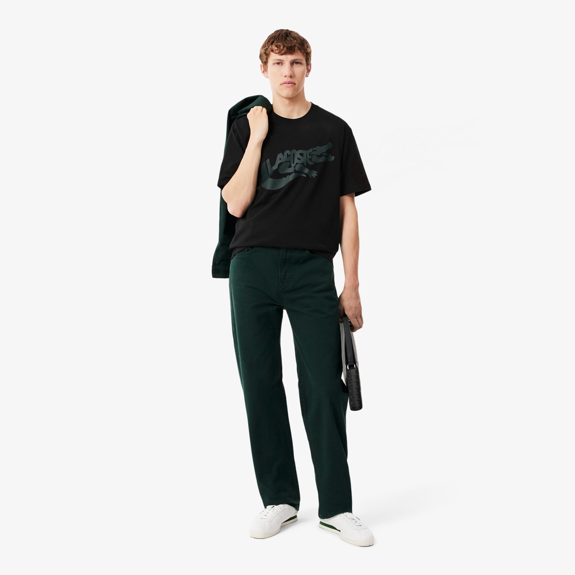 ビッグワニグラフィックプリントTシャツ