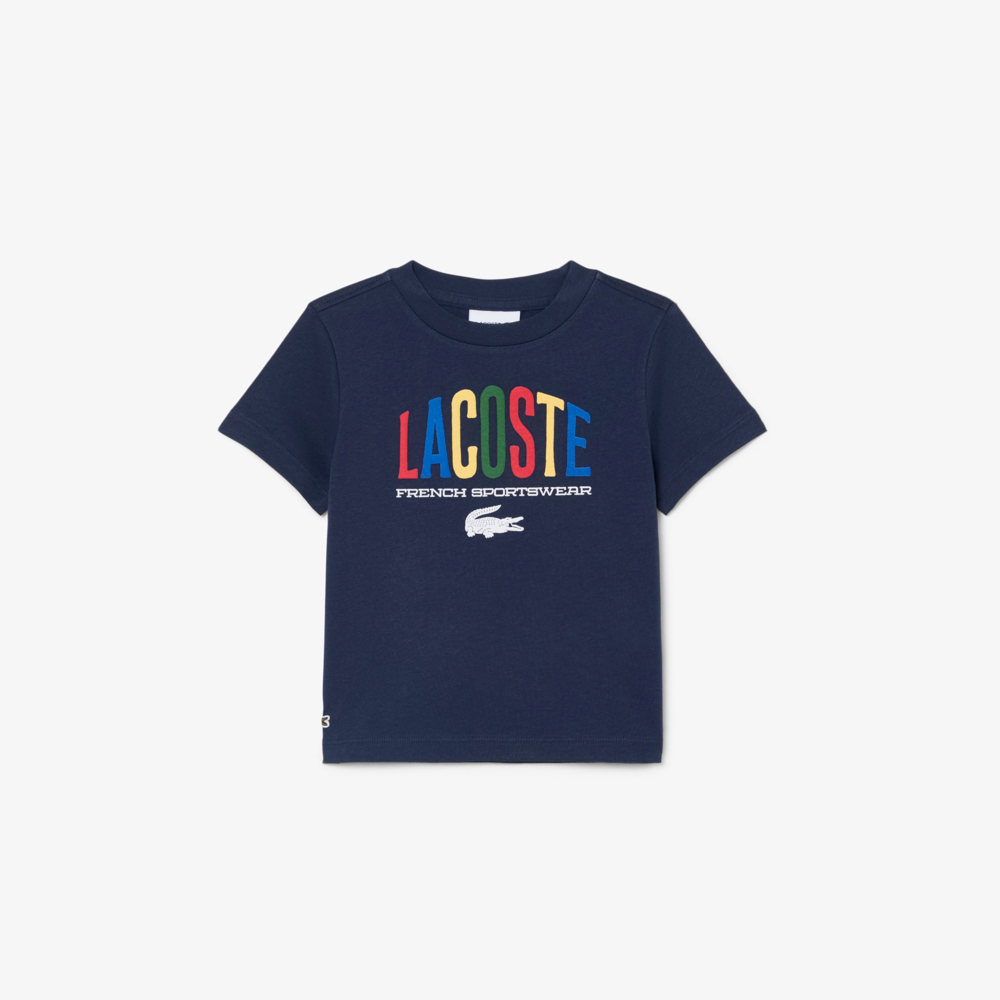 JUNIOR マルチカラーブランドネームロゴTシャツ