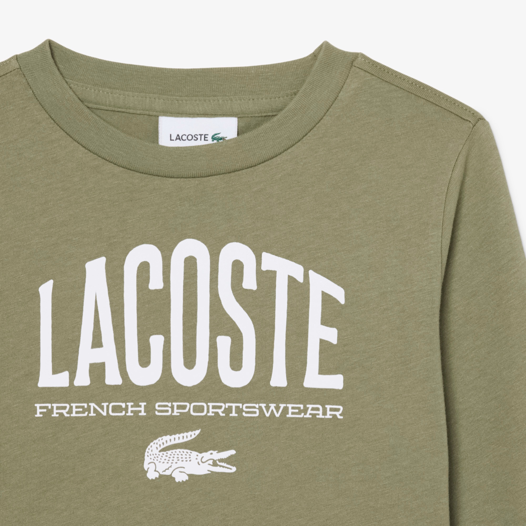 JUNIOR マルチカラーブランドネームロゴ長袖Tシャツ