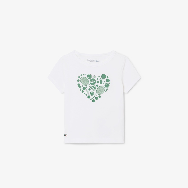 JUNIOR LOVEテニスグラフィックTシャツ TJ1374 - ラコステ（LACOSTE