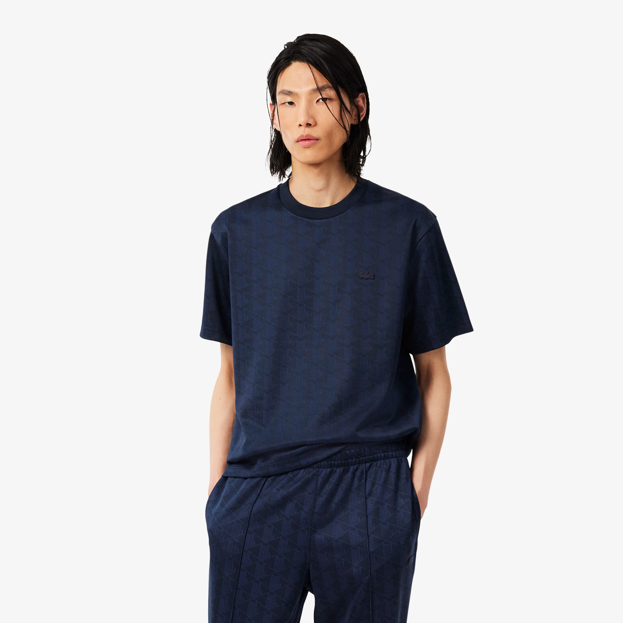 モノグラムジャカードTシャツ