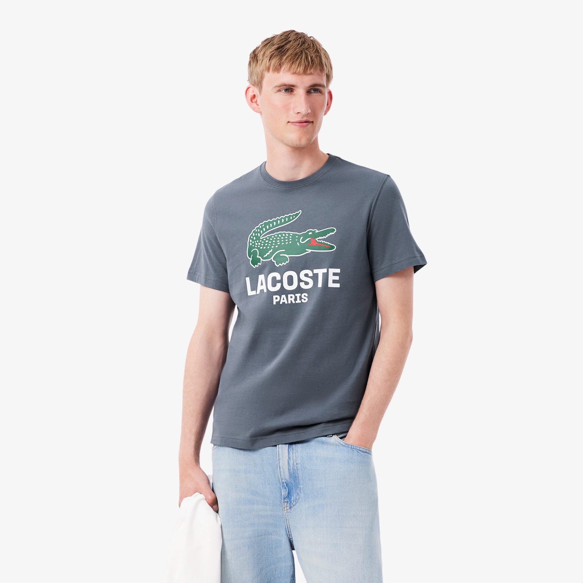 ビッグワニロゴプリントTシャツ