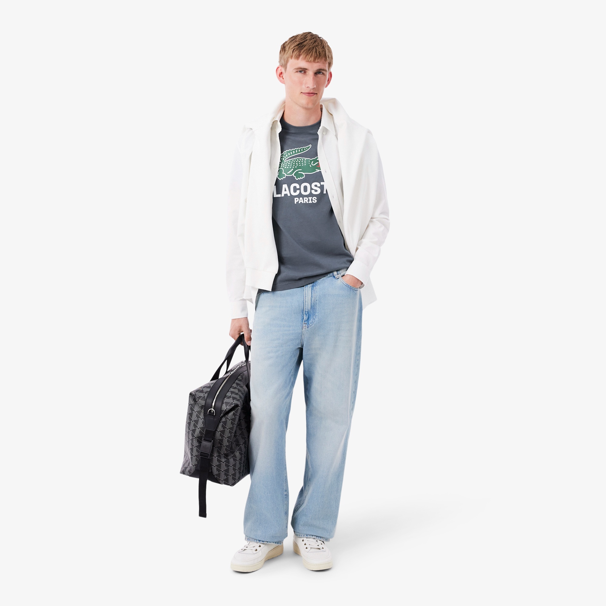 ビッグワニロゴプリントTシャツ