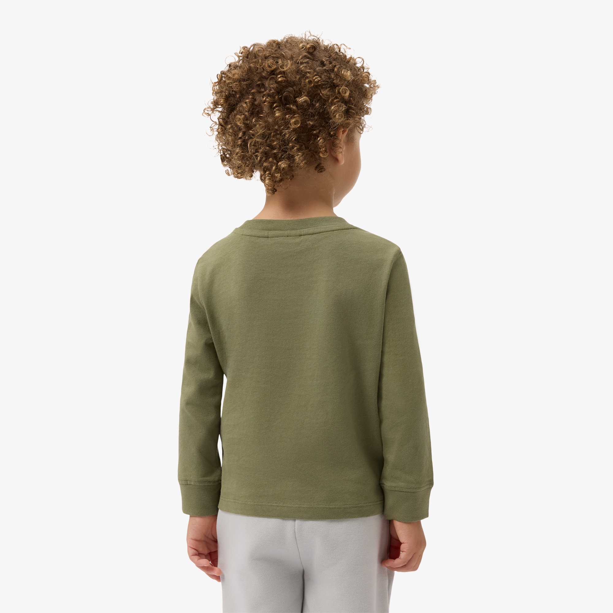 JUNIOR マルチカラーブランドネームロゴ長袖Tシャツ