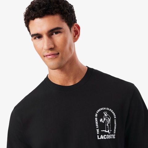 ラコステ トップス ルネ・ラコステ グラフィックTシャツ TH1433 - ラコステ（LACOSTE