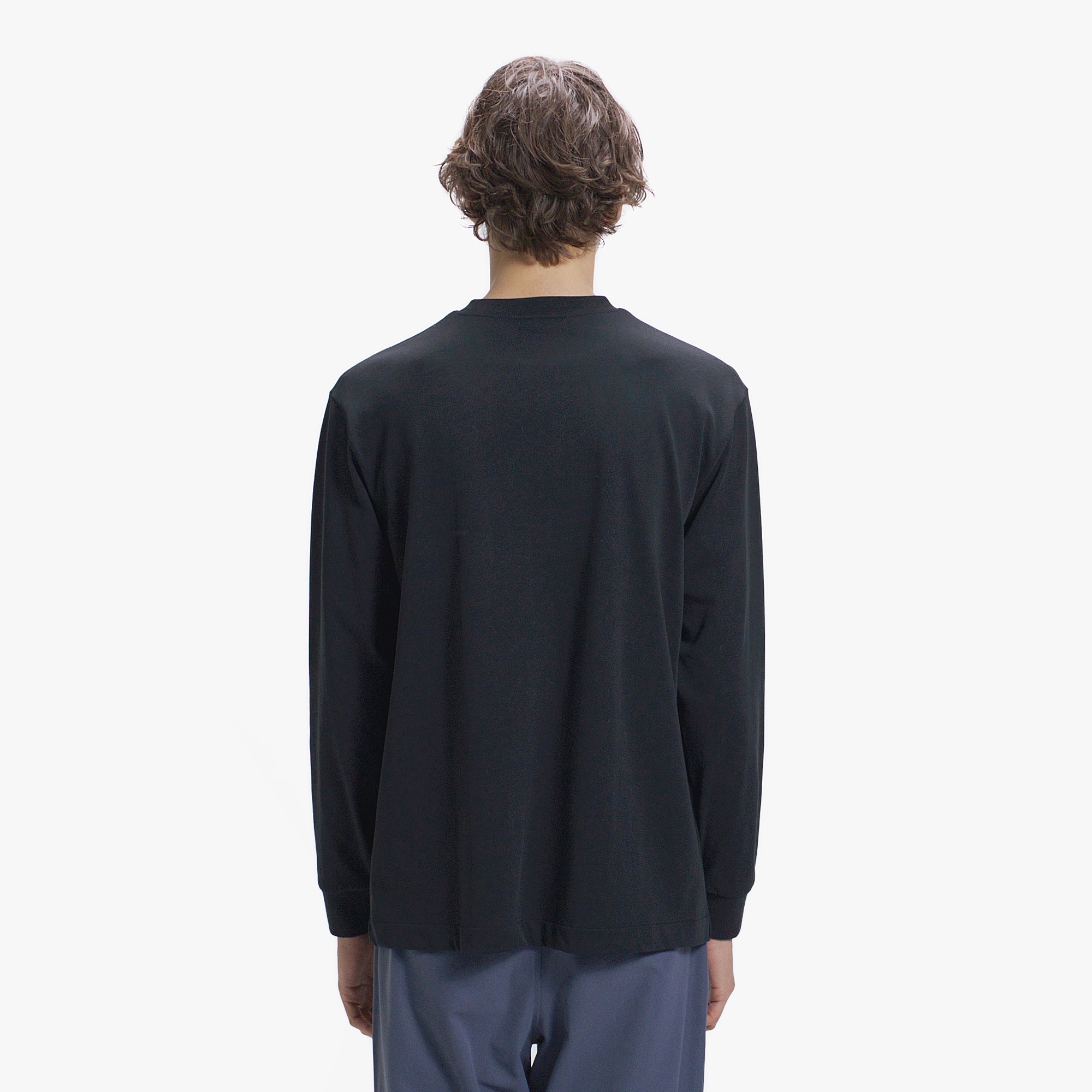 ネーム&ワニロゴグラフィック長袖Tシャツ