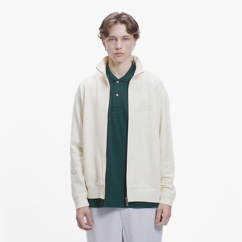 【新品】LACOSTE ラコステ グラフィックプリントフードスウェット 38 テクスチャーロゴ ジップスウェット AF428 - ラコステ（LACOSTE）公式