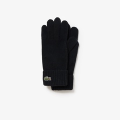アラン柄ブレンドウールニットグローブ RV037J - ラコステ（LACOSTE