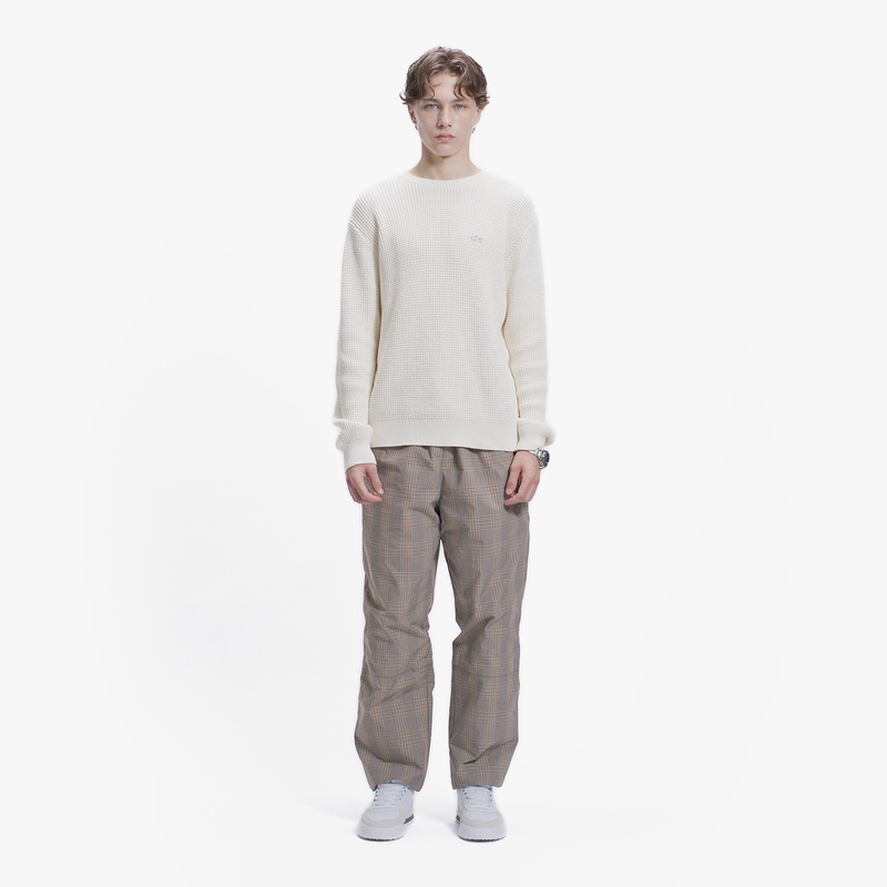 グレンチェック トラックパンツ AF424 - ラコステ（LACOSTE）公式