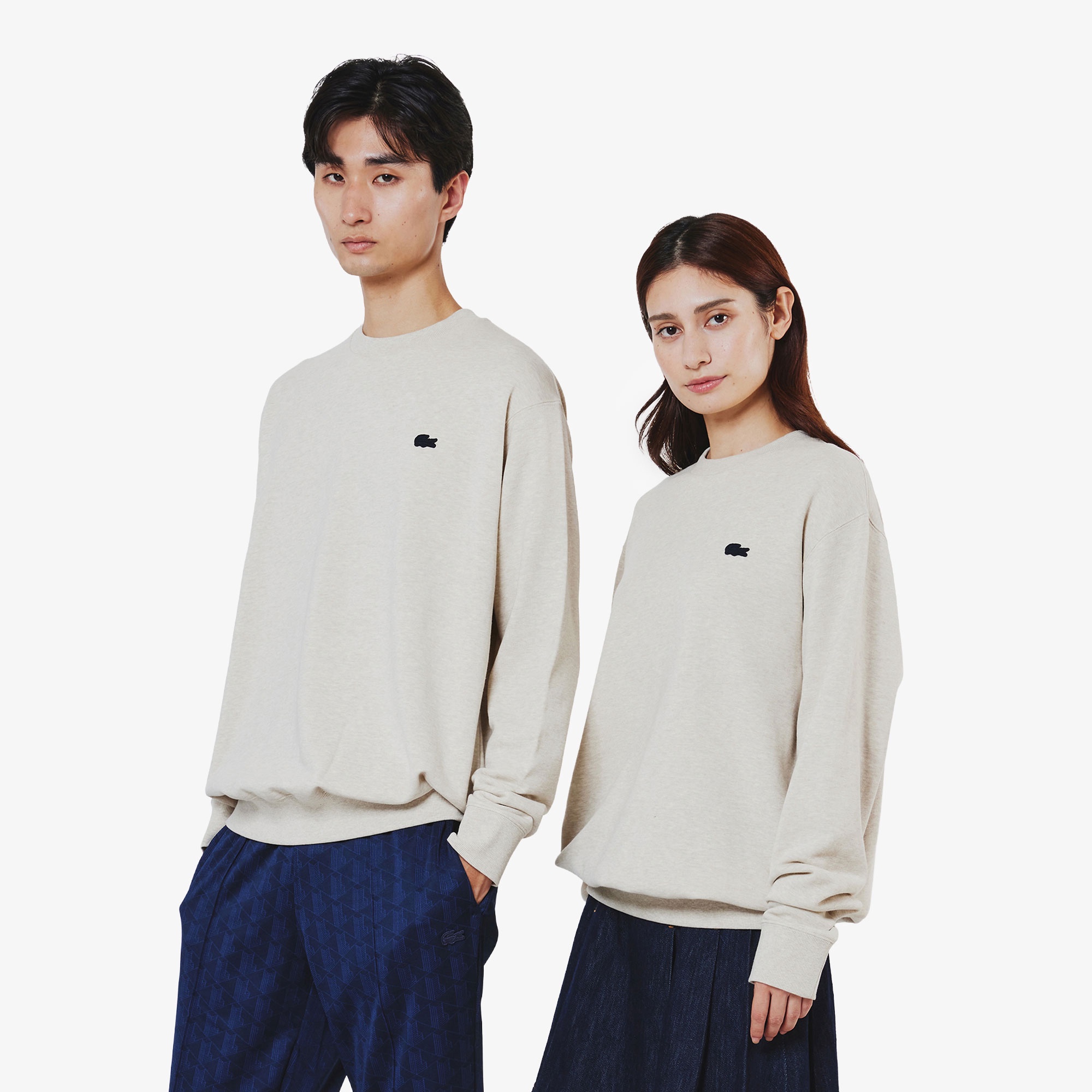 【オンライン限定】オーバーサイズ 裏毛 バックプリント クルーネック スウェット