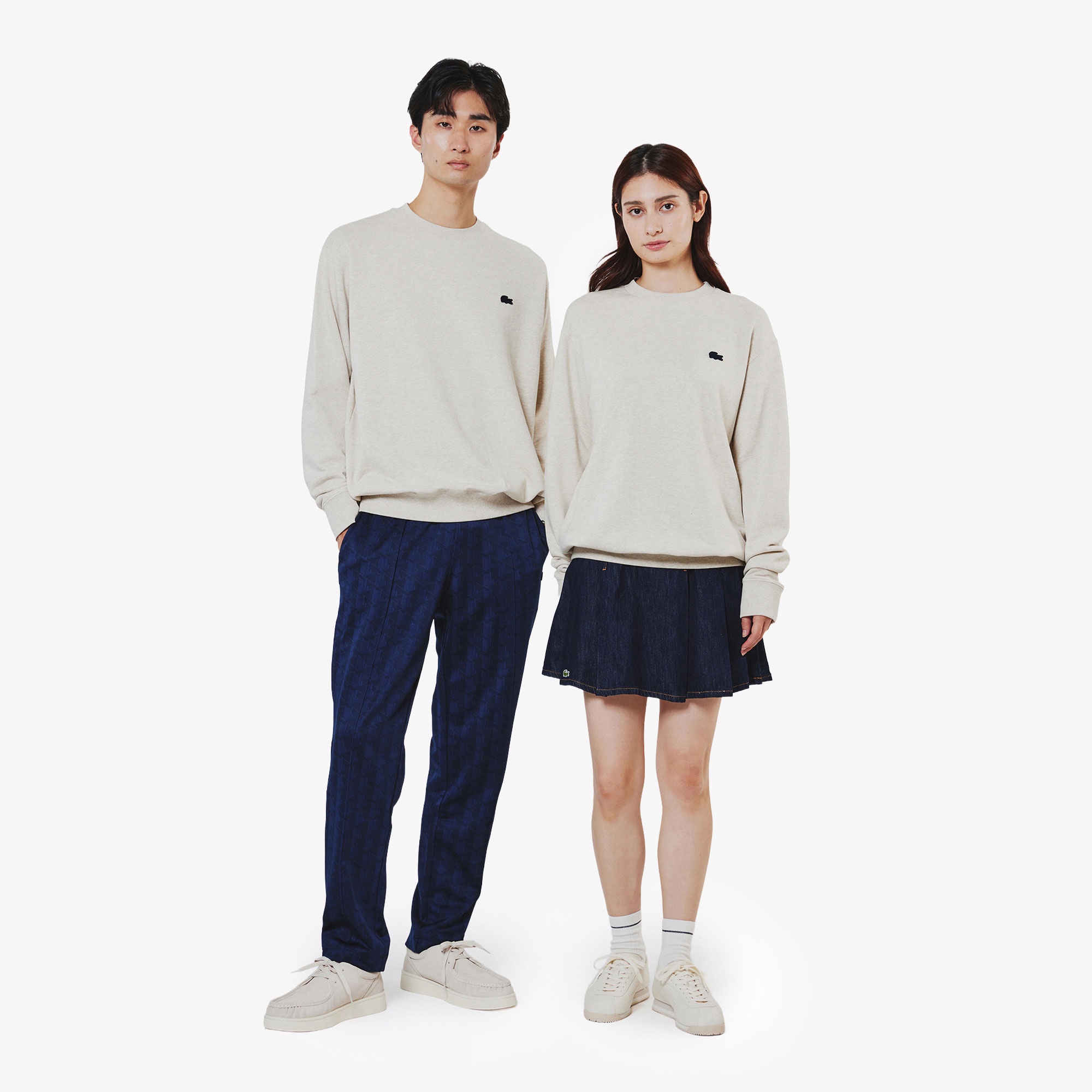 【オンライン限定】オーバーサイズ 裏毛 バックプリント クルーネック スウェット