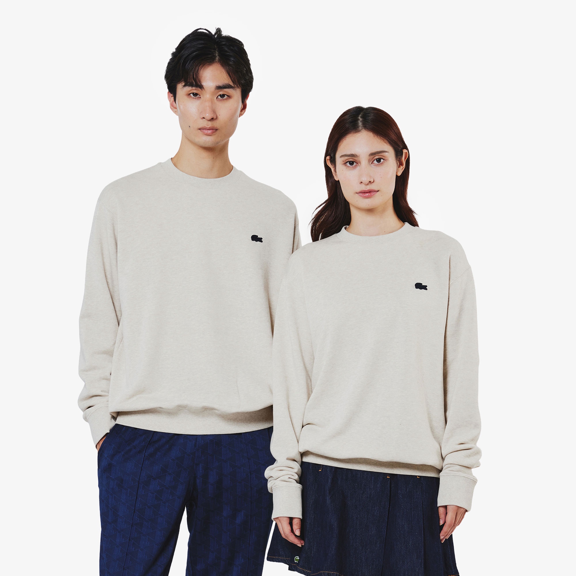 【オンライン限定】オーバーサイズ 裏毛 バックプリント クルーネック スウェット