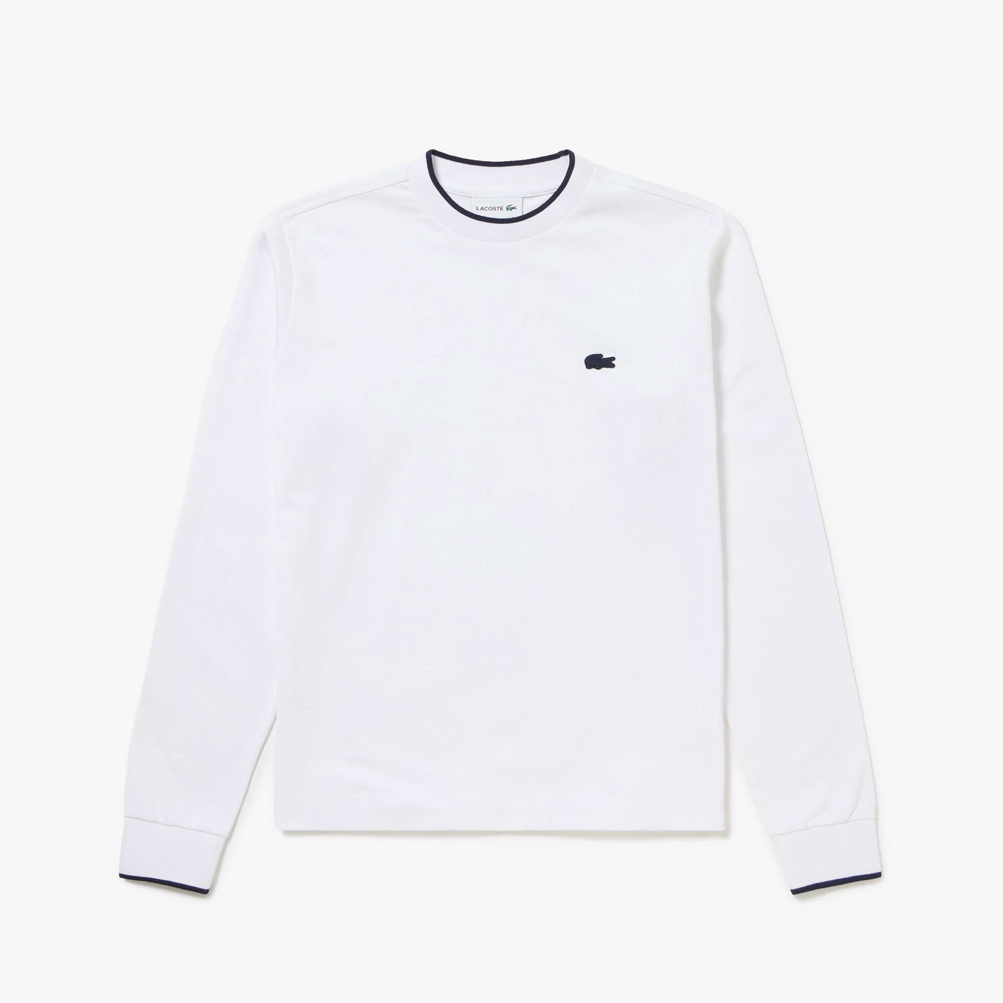 【オンライン限定】配色ラインリブ ロングスリーブ ロングTシャツ