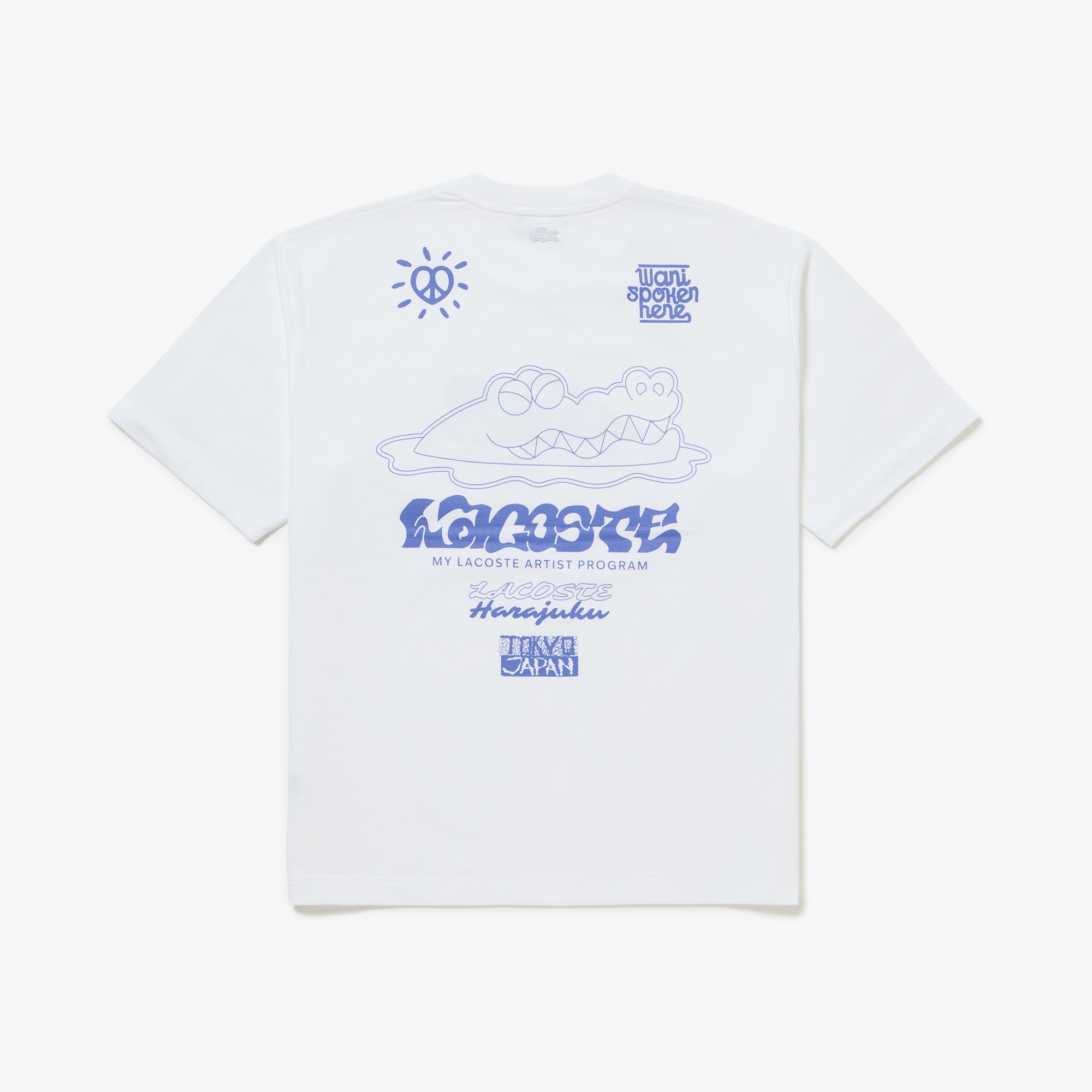 『My Lacoste Artist Program』 Vol.11 SAND NAOKIデザインTシャツ（WANI on LOGO）