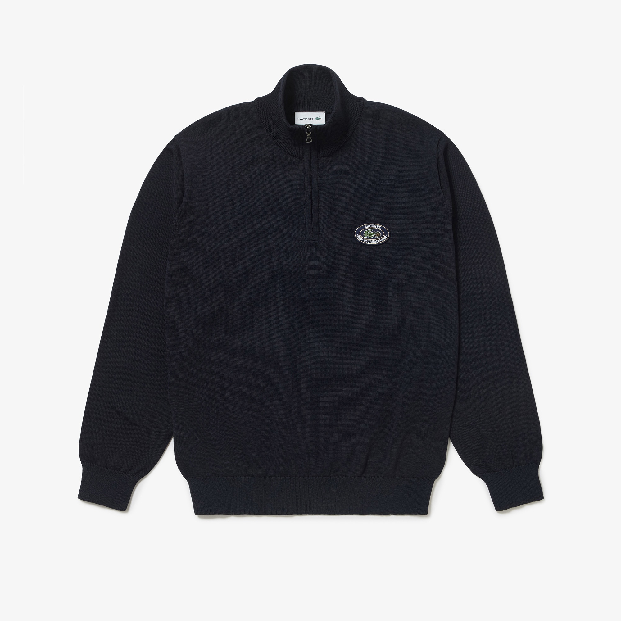 LACOSTE x CLUBHAUS ハーフジップセーター
