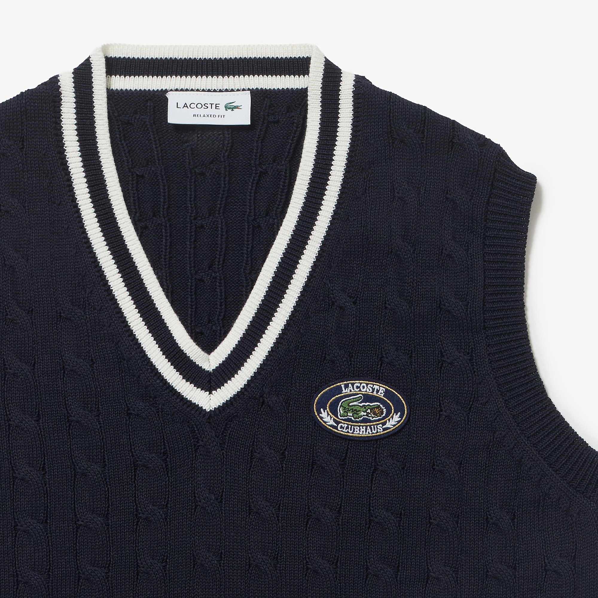 LACOSTE x CLUBHAUS ニットベスト