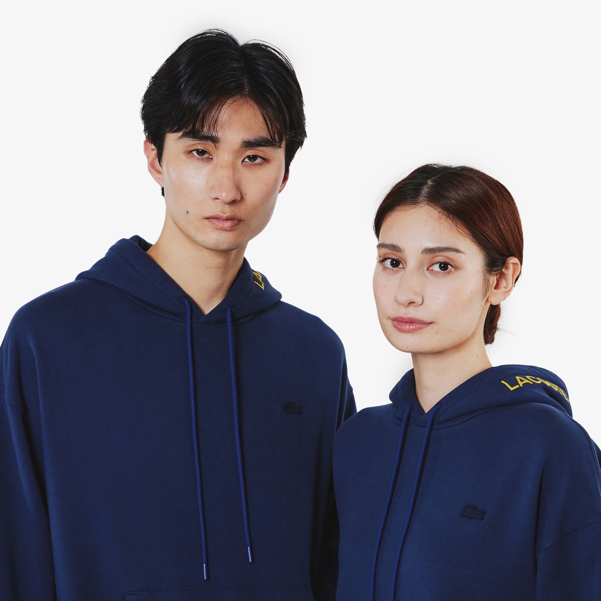 【オンライン限定】オーバーサイズ フード刺繍ロゴ バックプリント フーディー