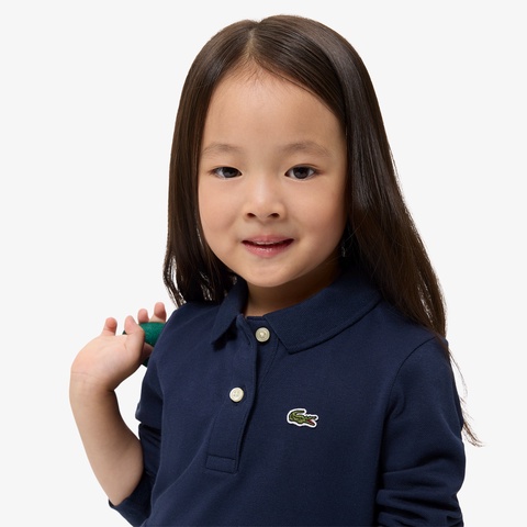 JUNIOR GIRLSストレッチピケポロドレス EJ2760 - ラコステ（LACOSTE