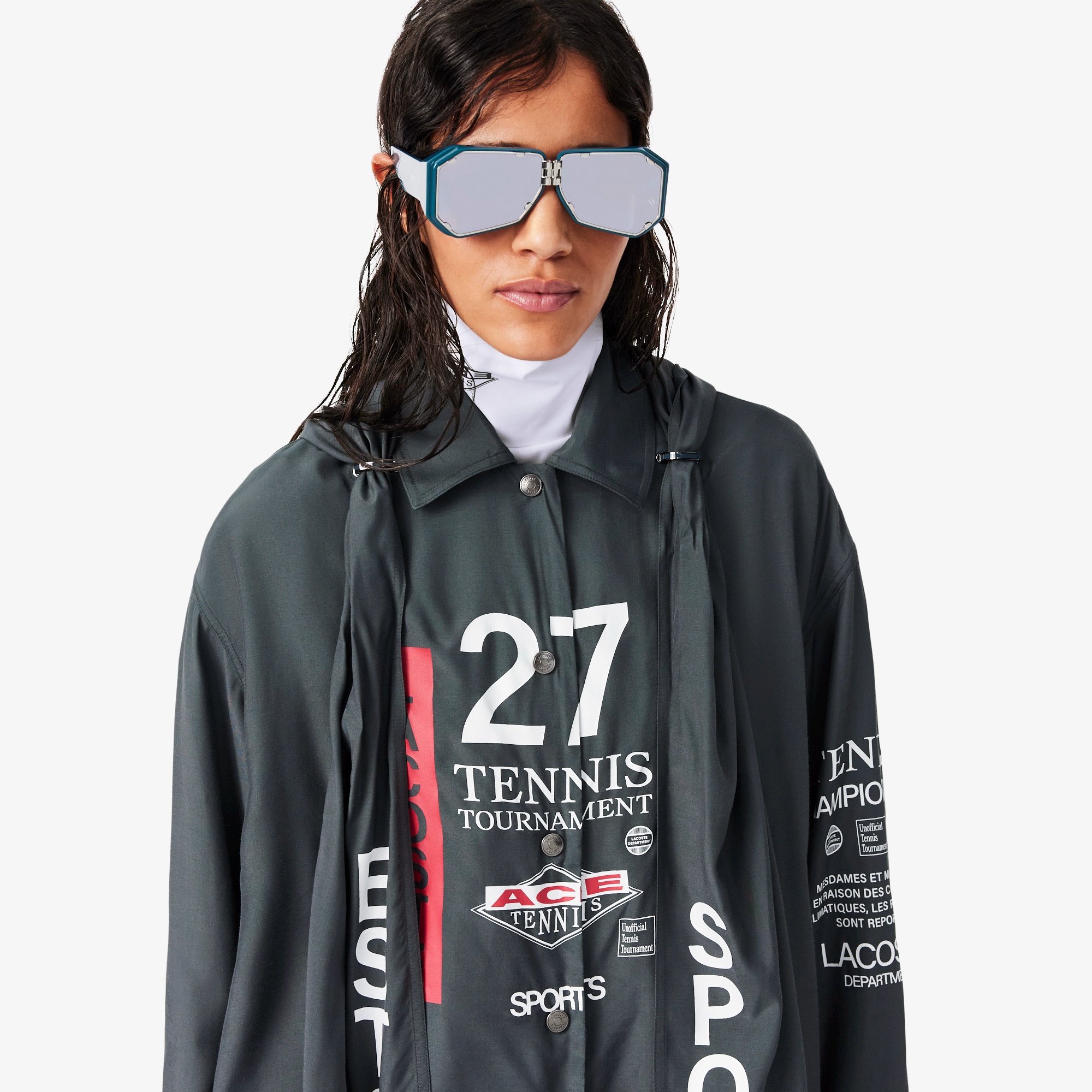 『FW26 Fashion Show』 オーバーサイズ フーデッドプリントシャツ