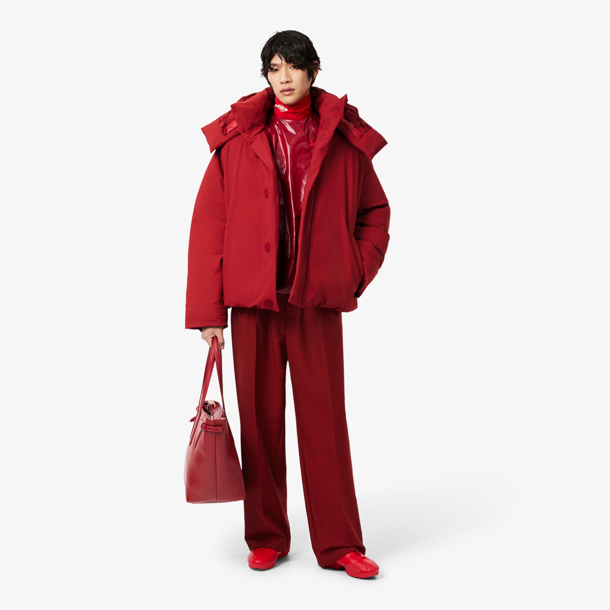 『FW26 Fashion Show』 ハイネックフーデッドパファージャケット