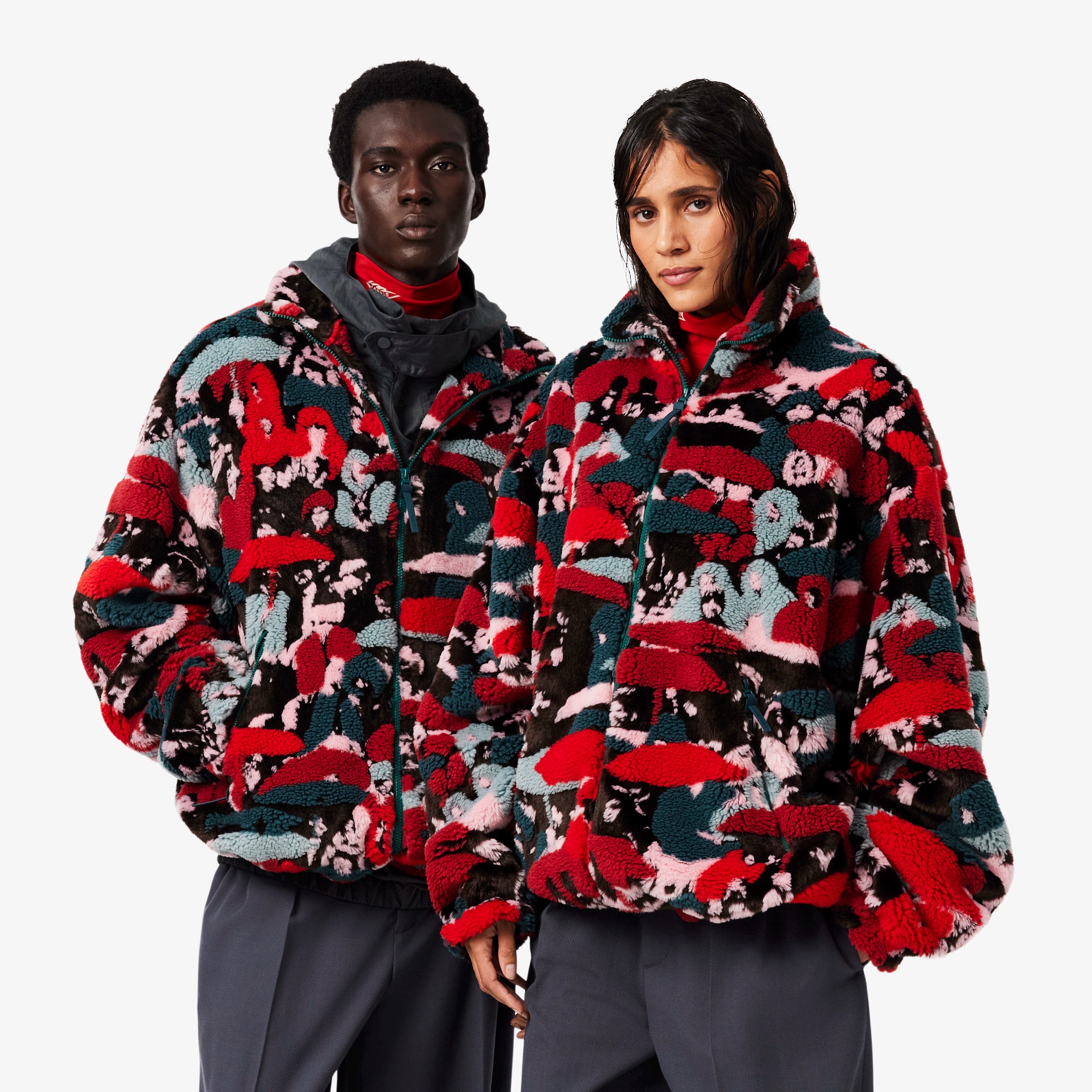 『FW26 Fashion Show』 ジャカードフリースジャケット