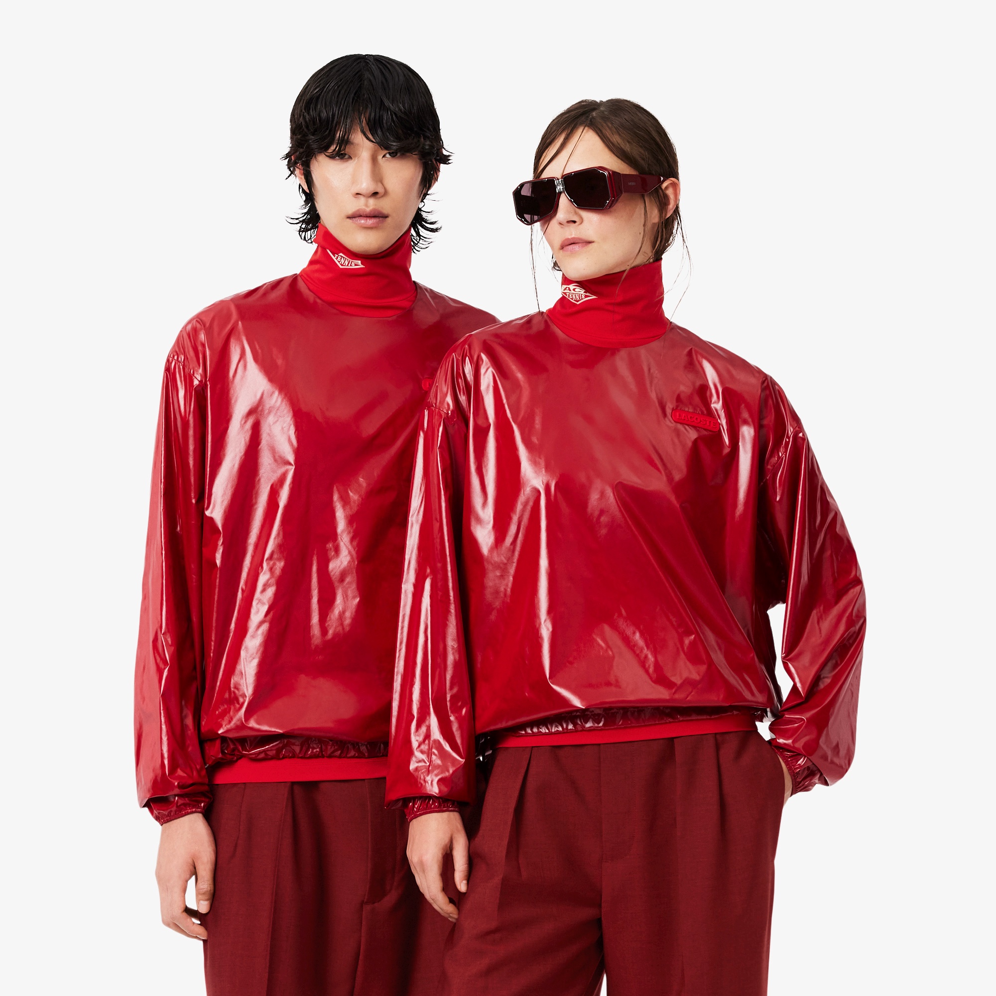『FW26 Fashion Show』 グロッシータフタプルオーバーシャツ