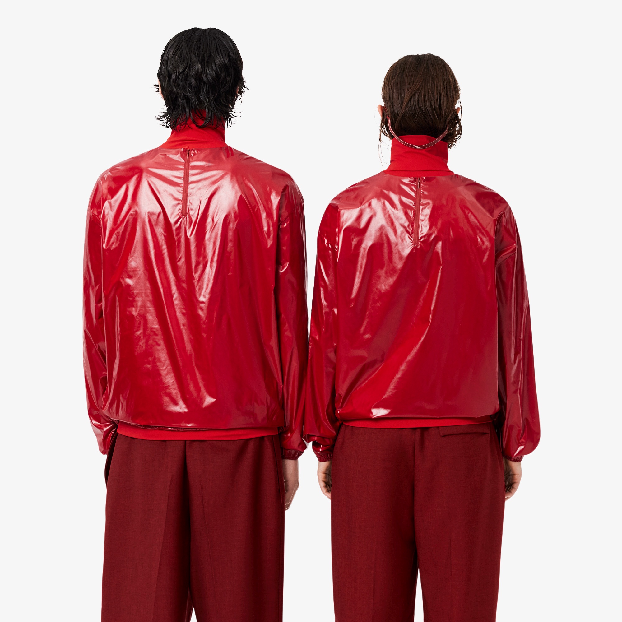『FW26 Fashion Show』 グロッシータフタプルオーバーシャツ