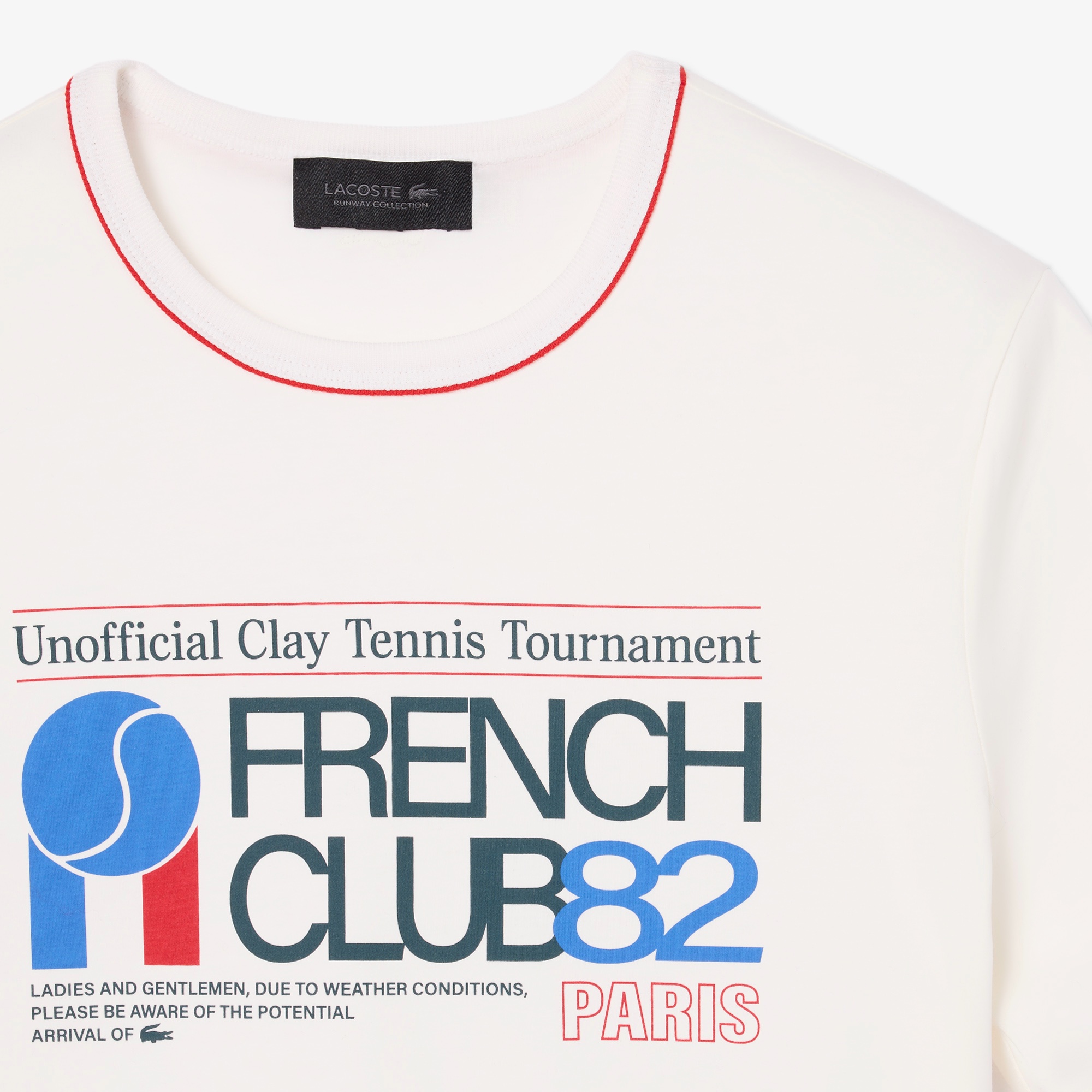 『FW26 Fashion Show』 フレンチテニスグラフィックTシャツ