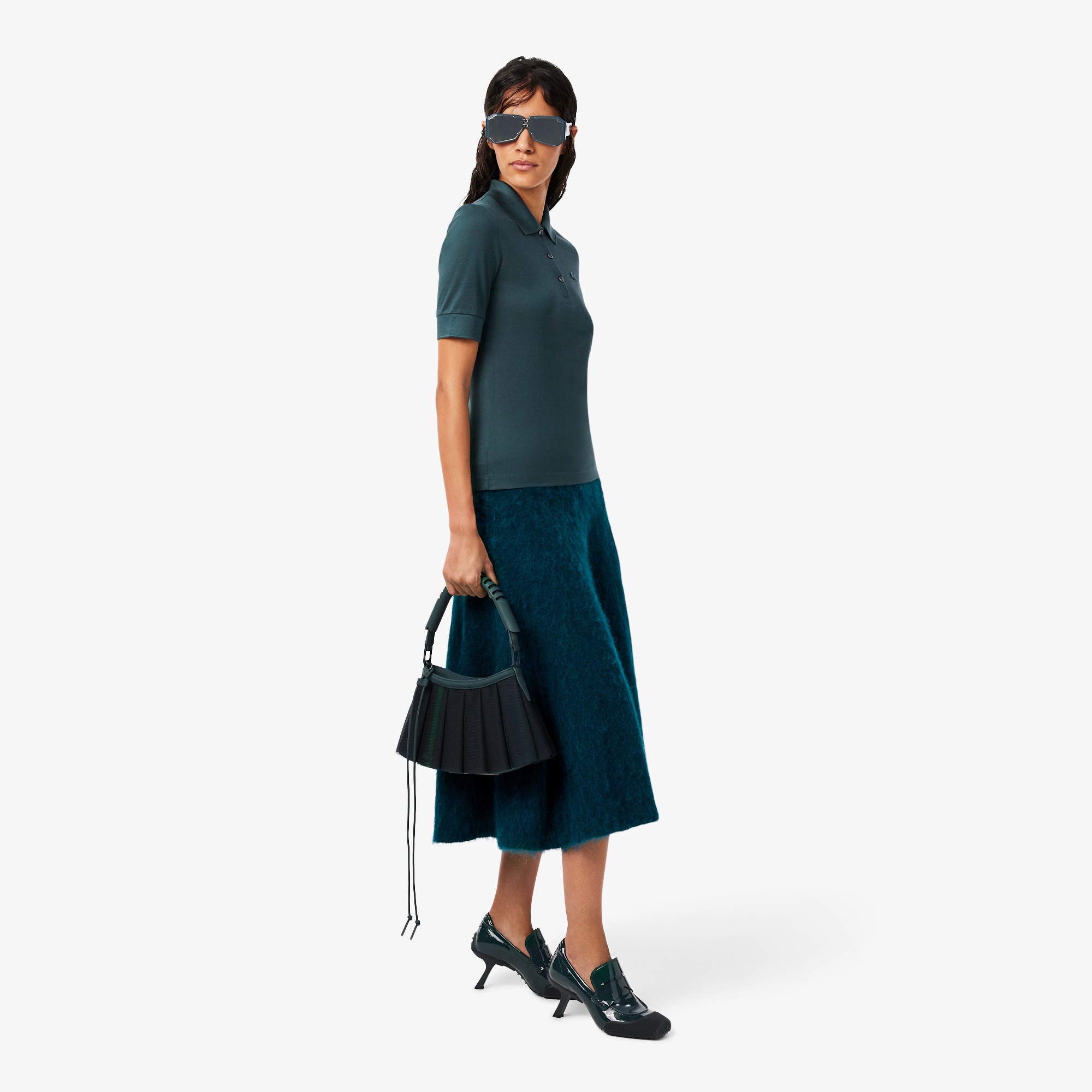 『FW26 Fashion Show』 ランラン スモールレザー x メッシュバッグ
