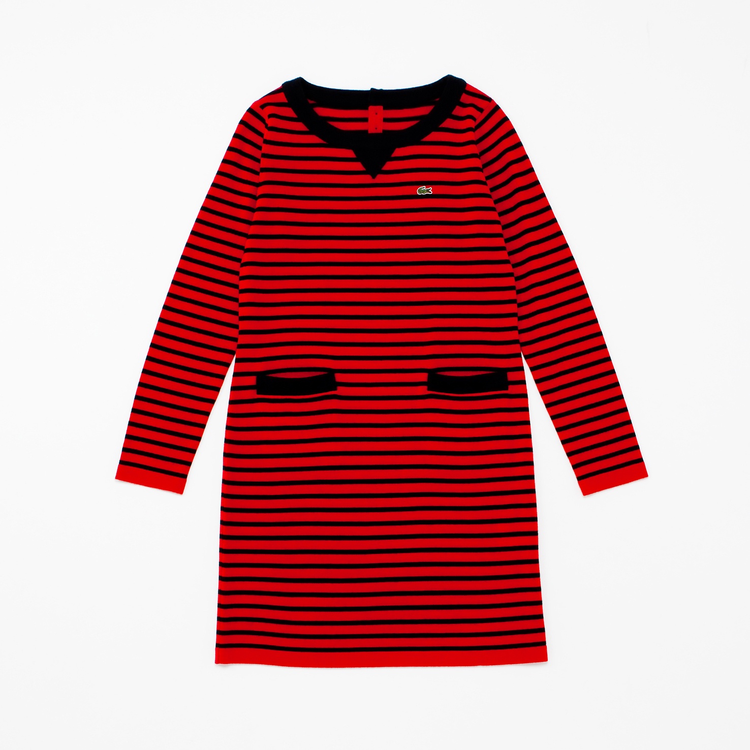 ニットボーダーワンピース Ef701e ラコステ Lacoste 公式オンラインショップ