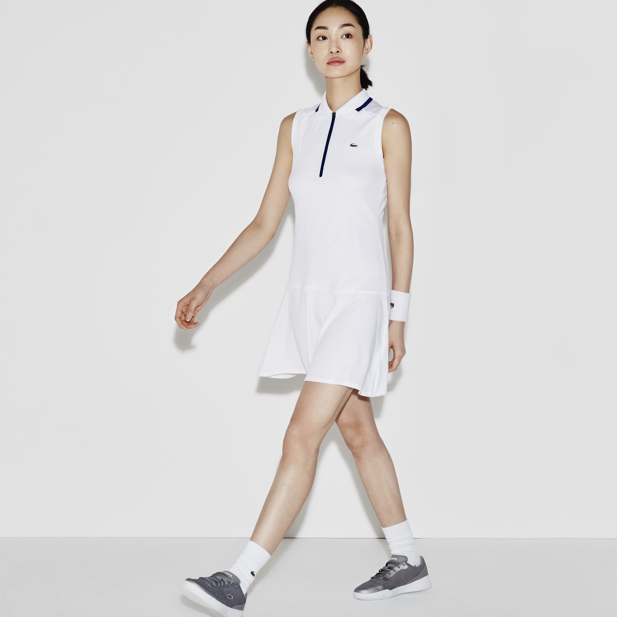 ジッパーテニスドレス ノースリーブ Ef7950 ラコステ Lacoste 公式オンラインショップ